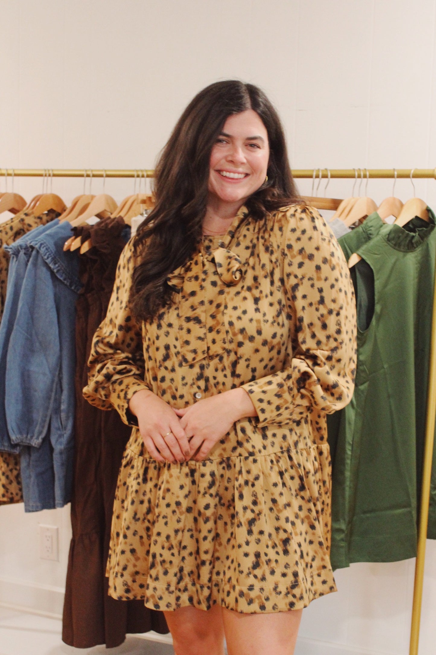 Annie Animal Print Dress