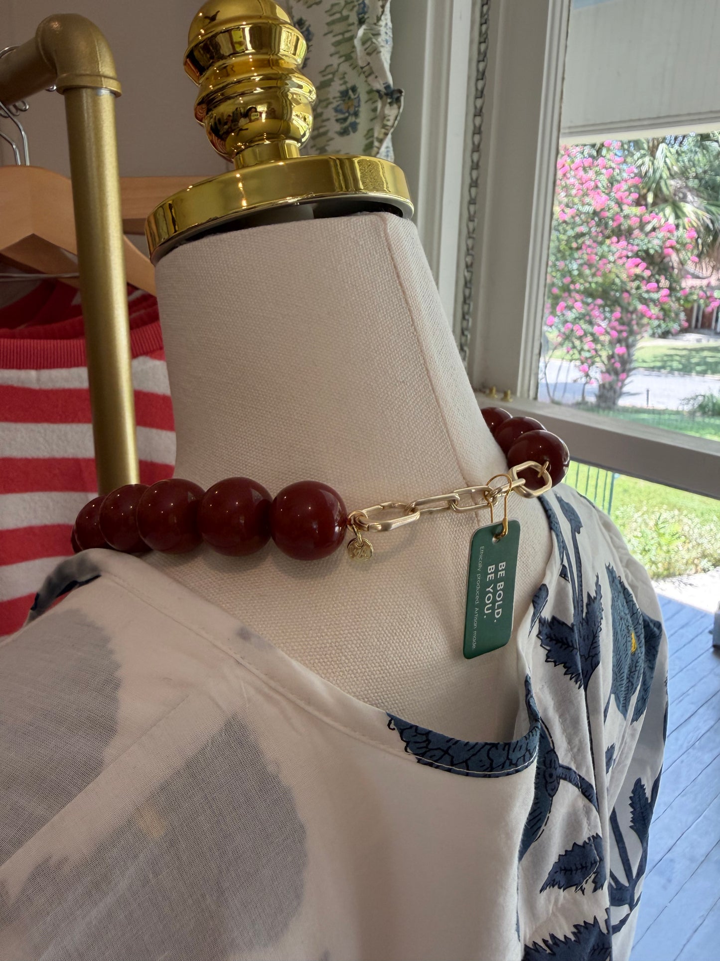 Hazelnut Bubble Necklace