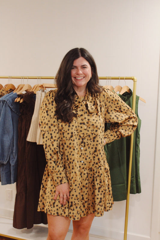 Annie Animal Print Dress
