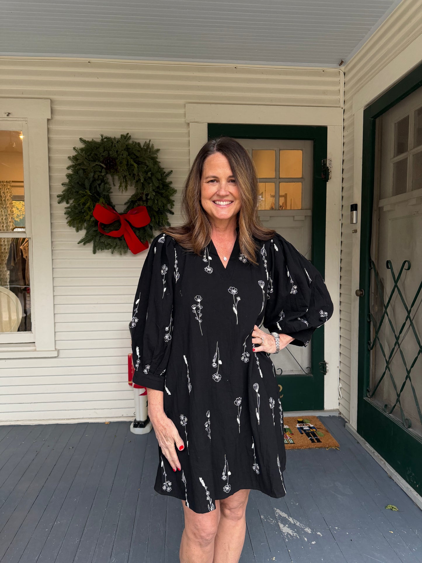 Winter Poppy Dress