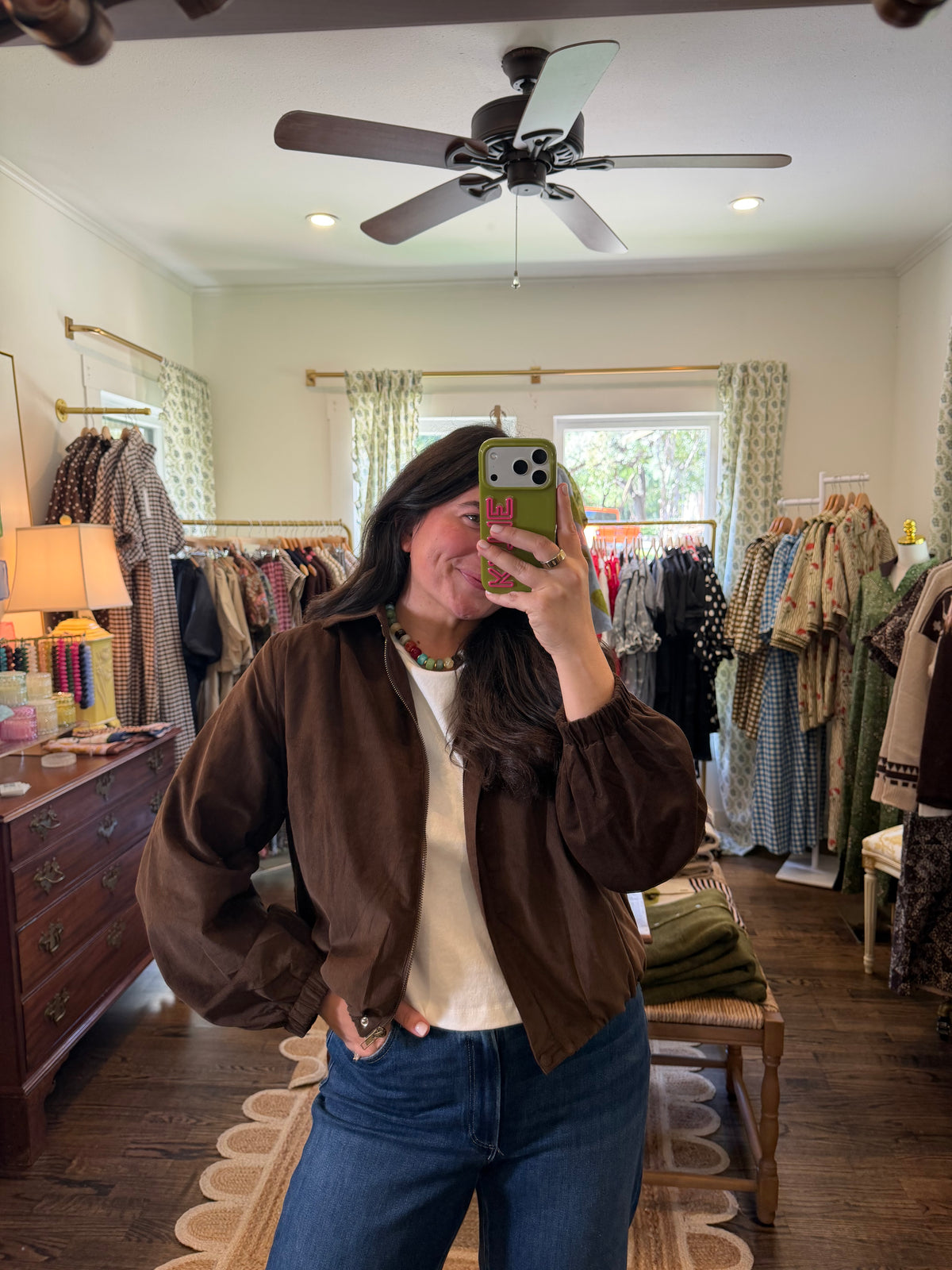 Corduroy Bomber Jacket