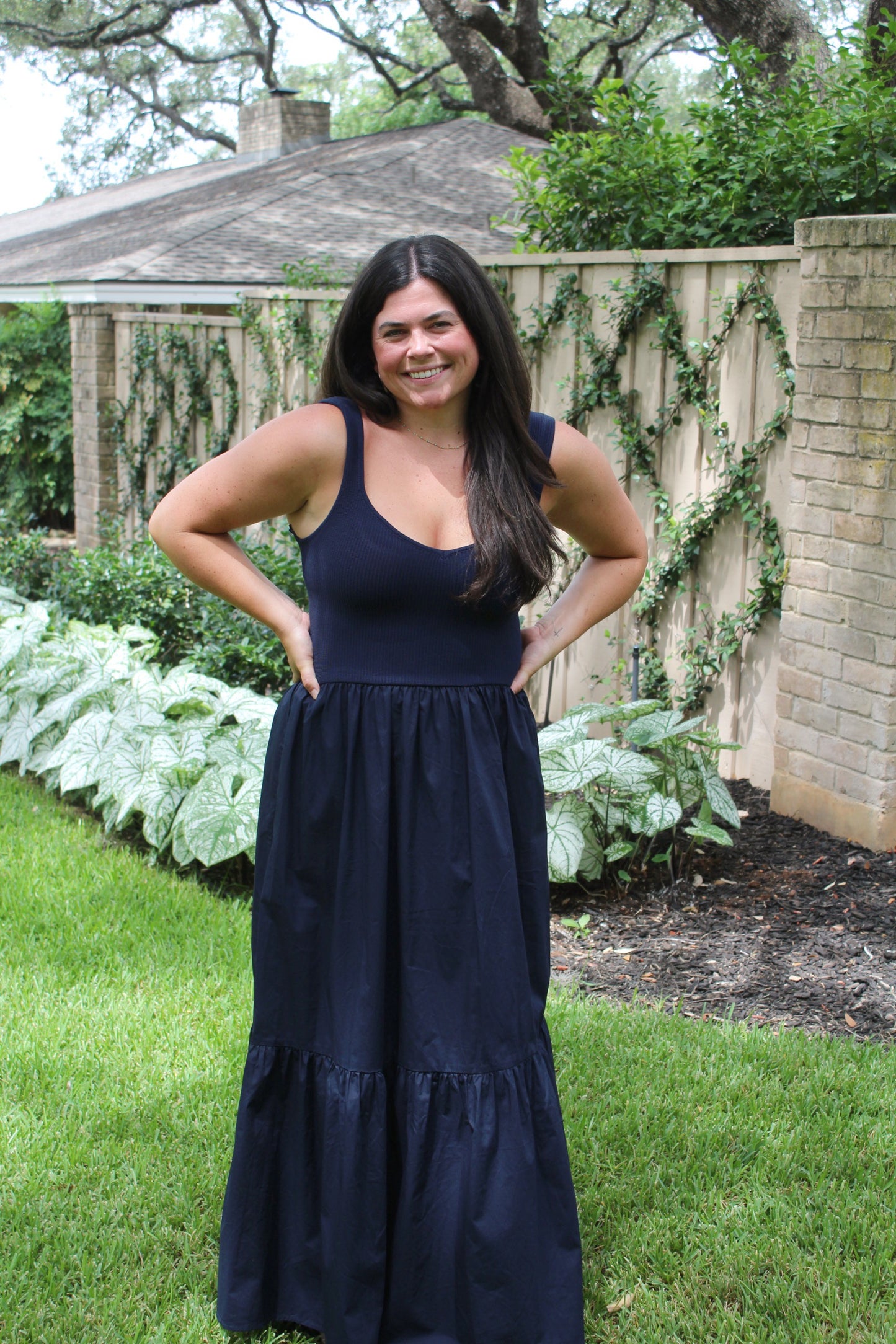Navy Tank Dress
