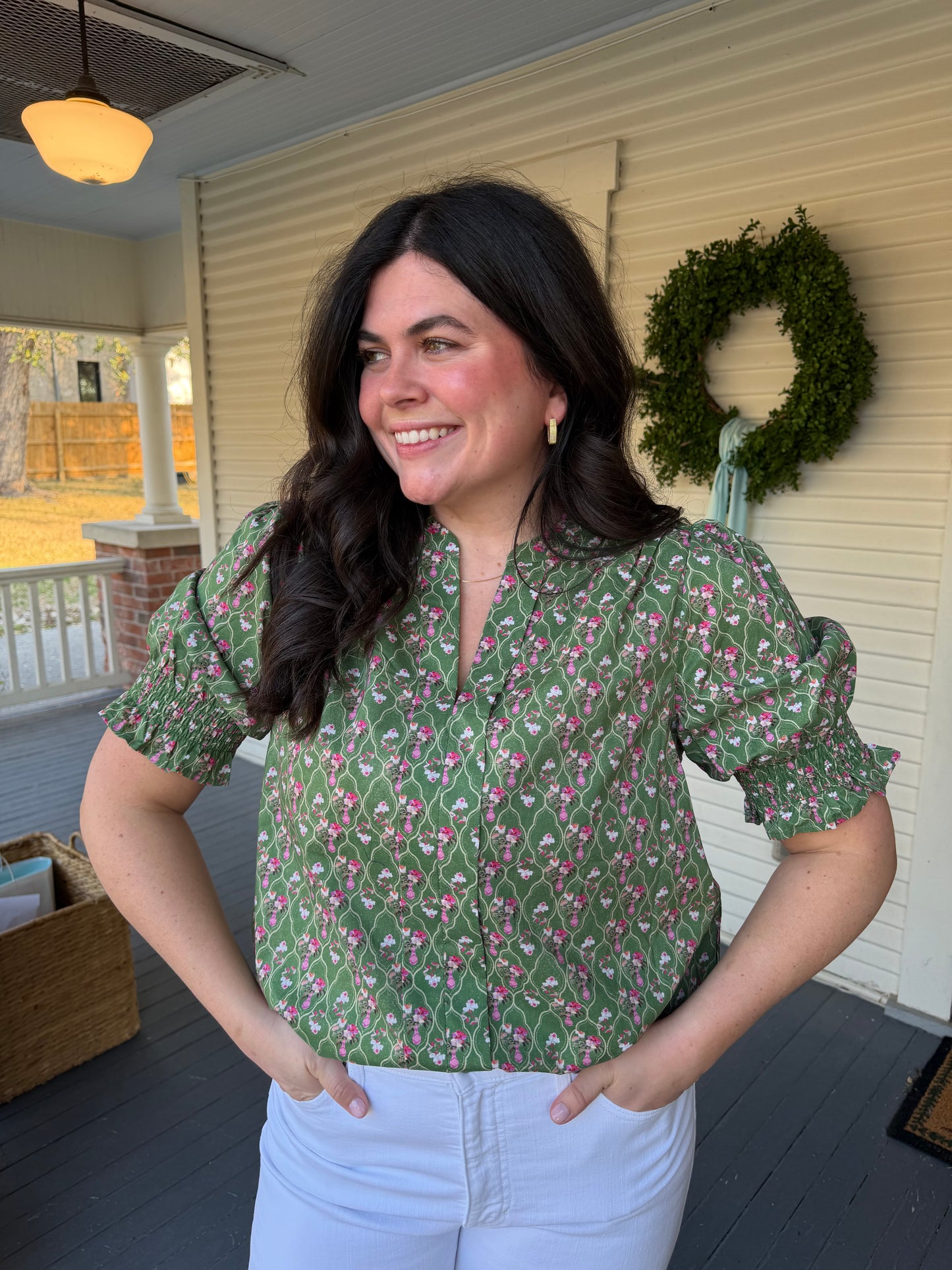 Spring Floral Top