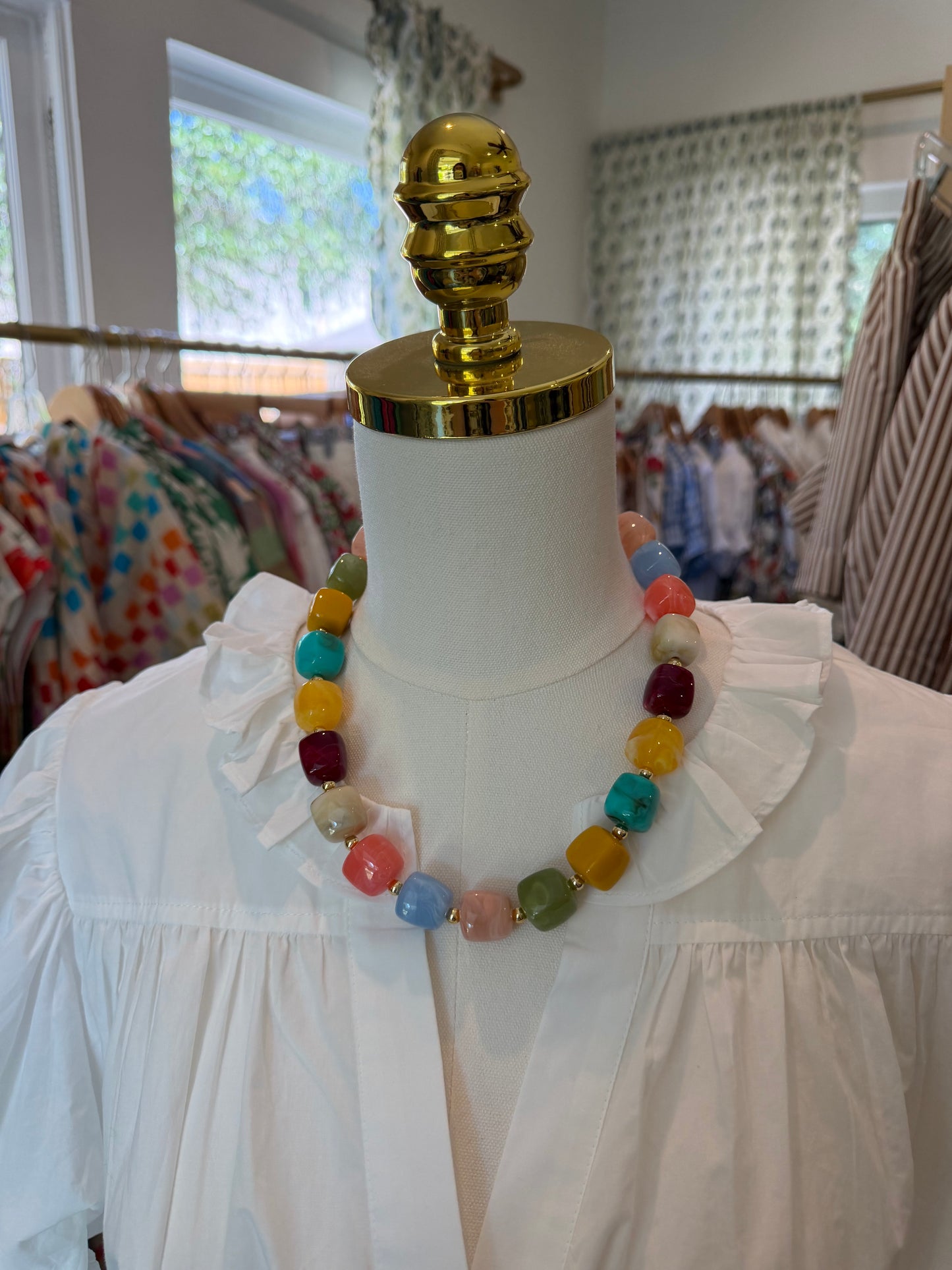 Sweet Pope Gems Necklace