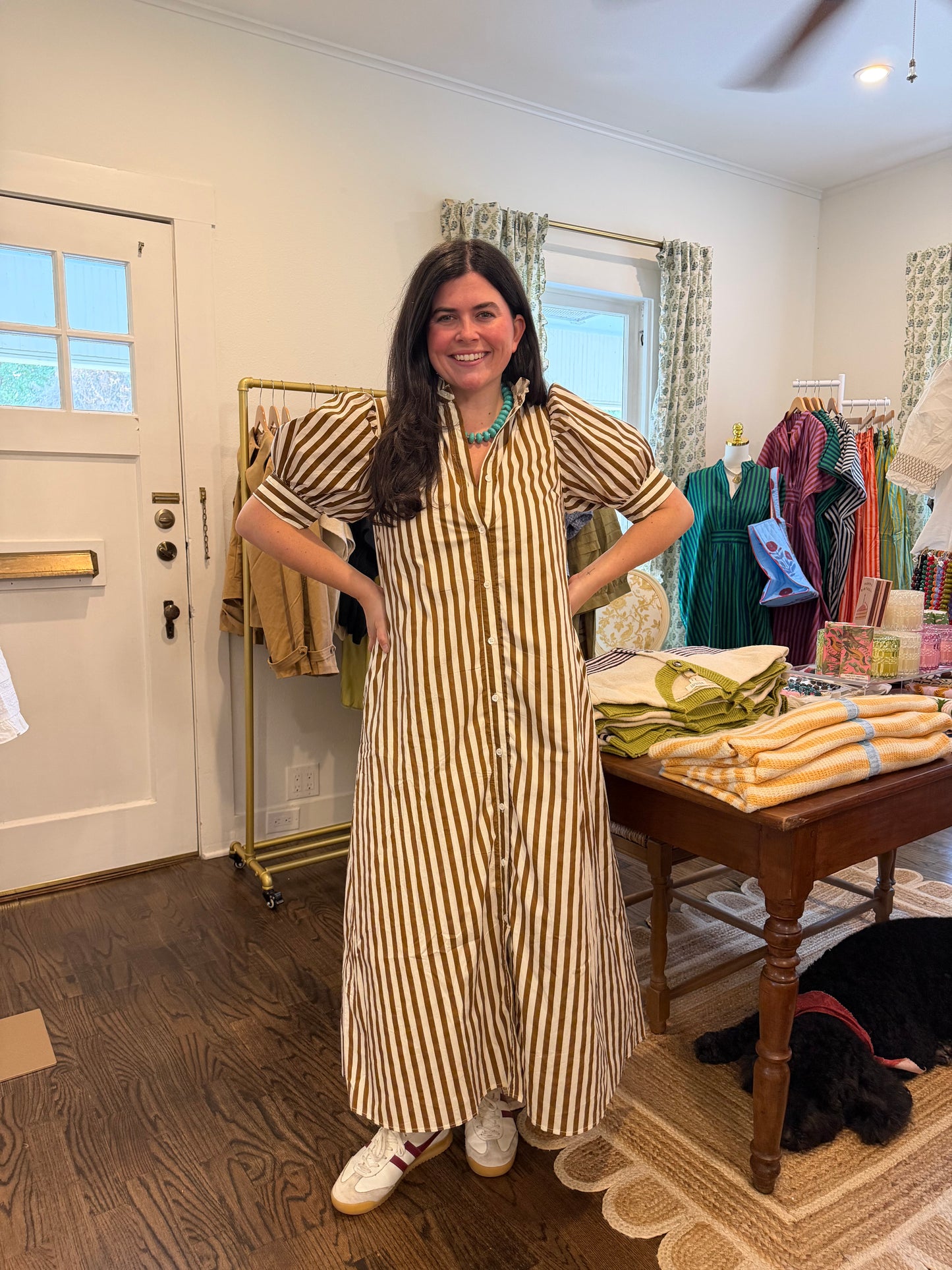 Fall Stripe Midi