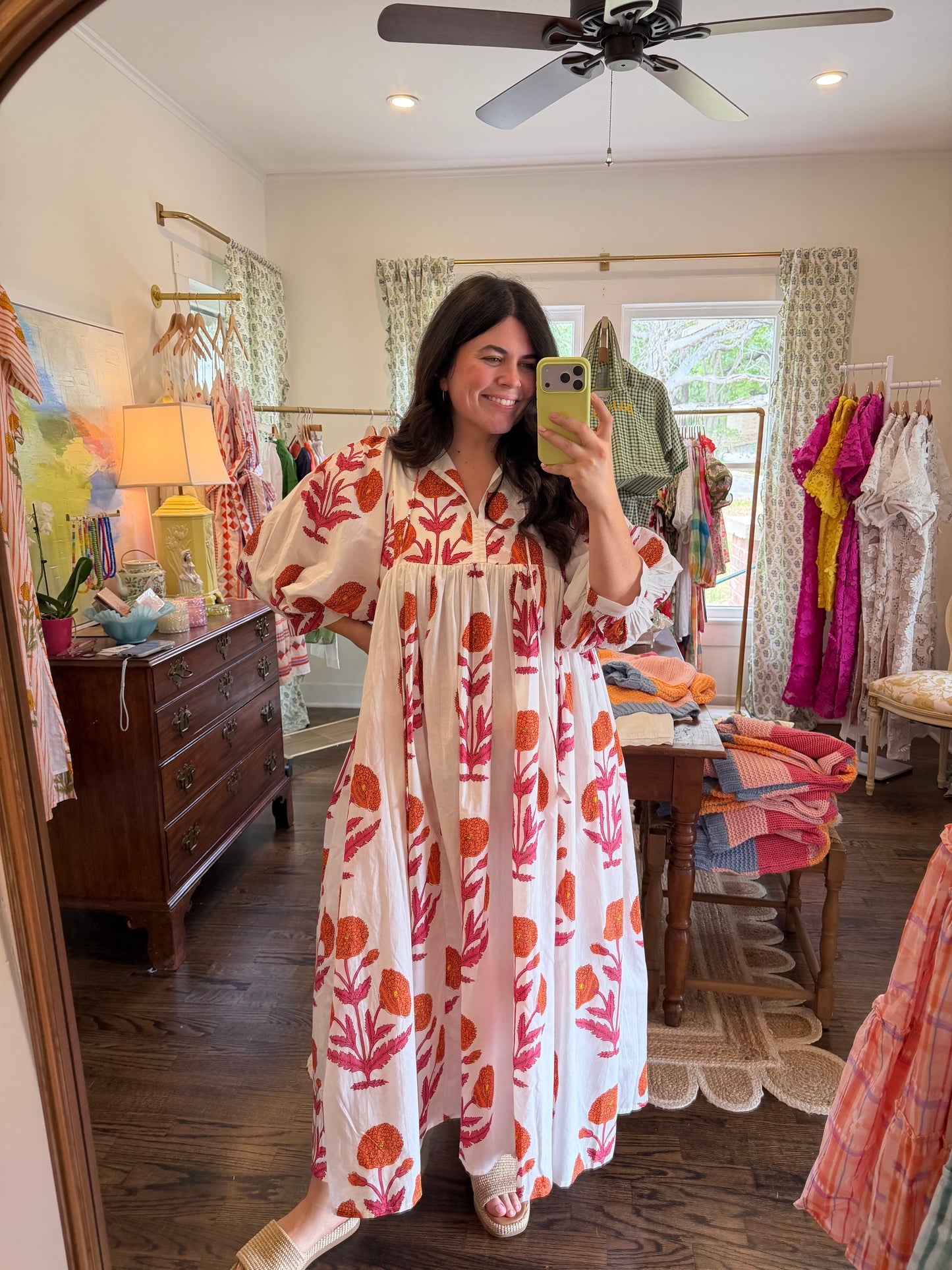 Marigold Midi Pink/Orange