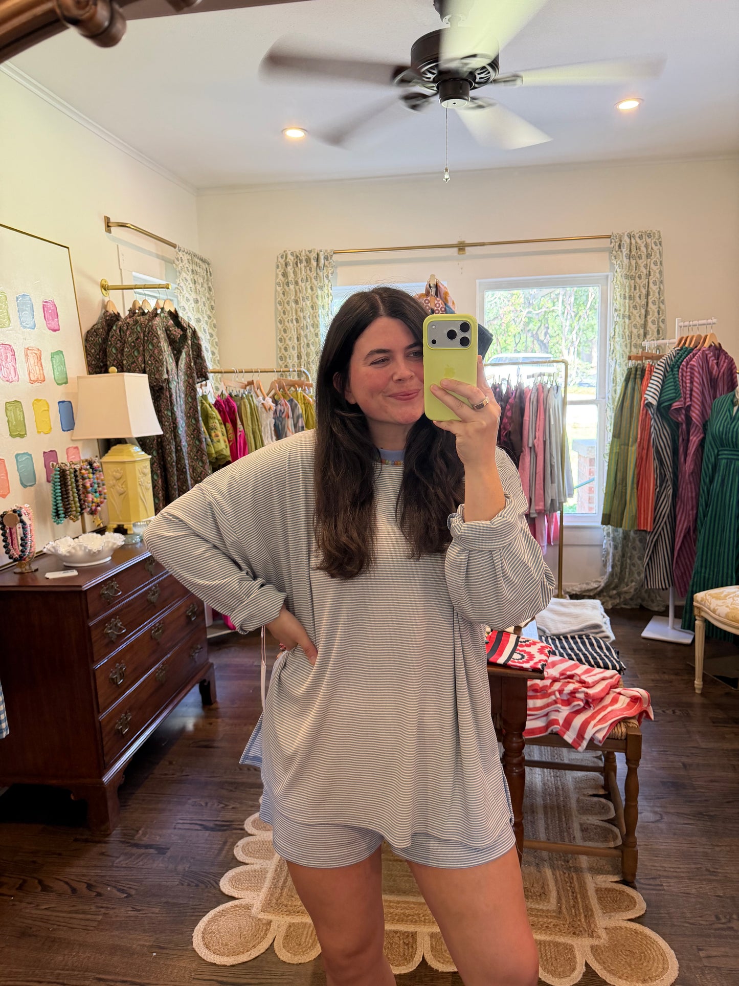 Periwinkle Ribbed Top