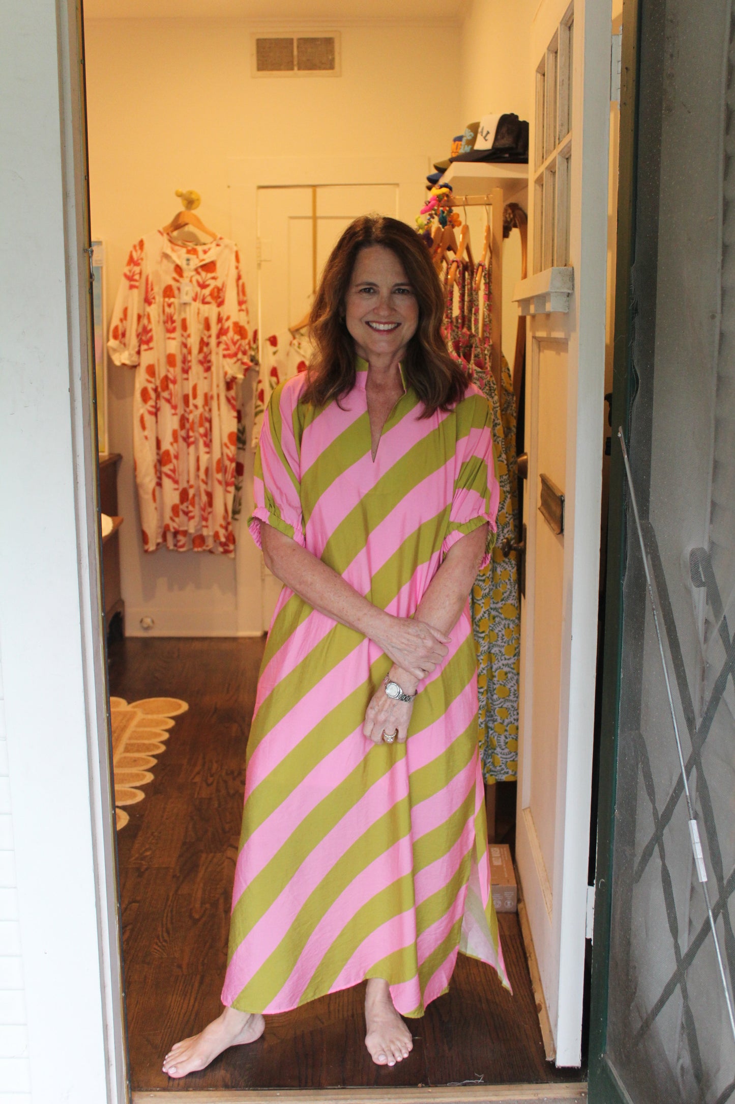 Pink Kiwi Caftan