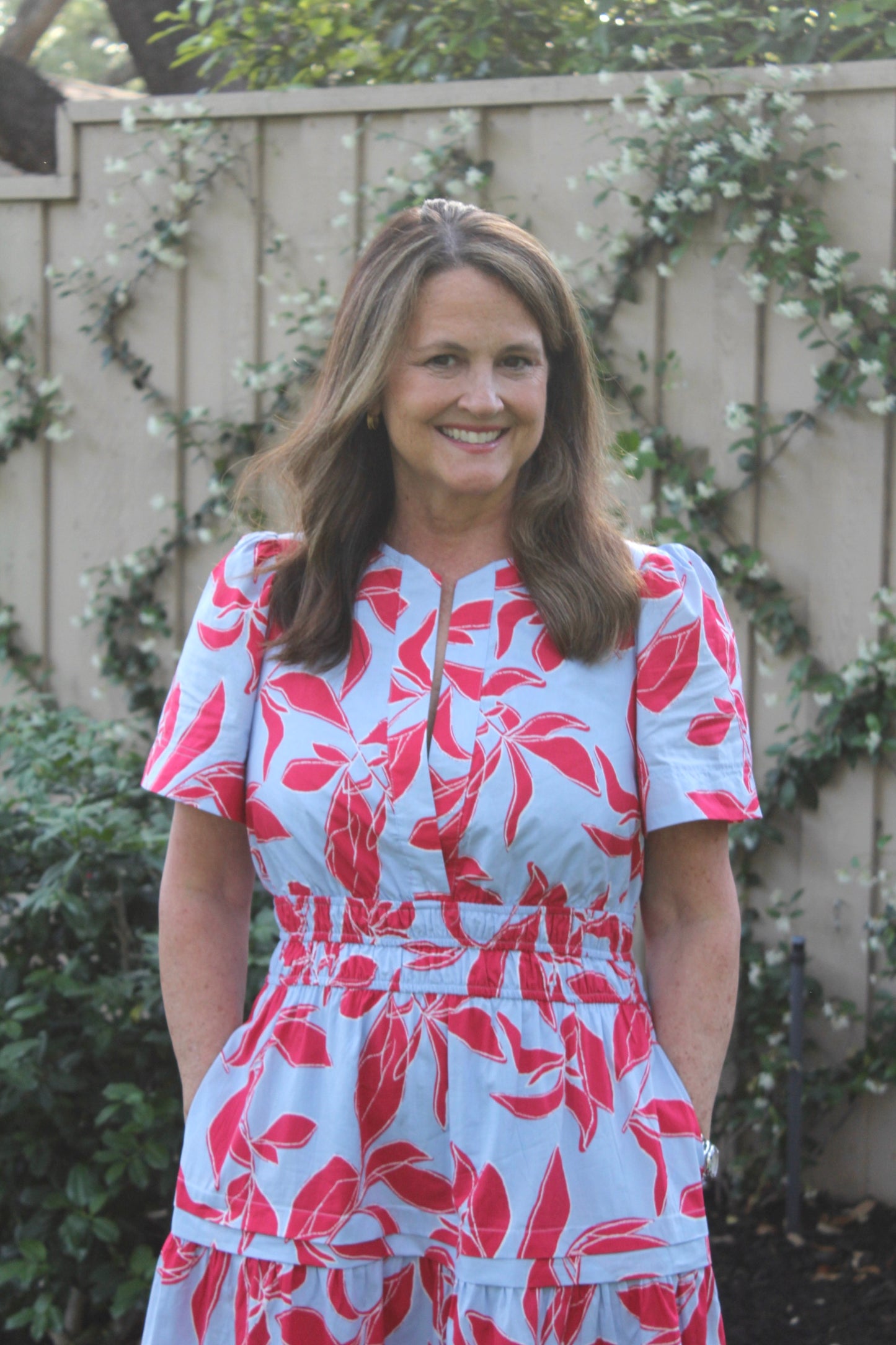 Printed Midi Dress
