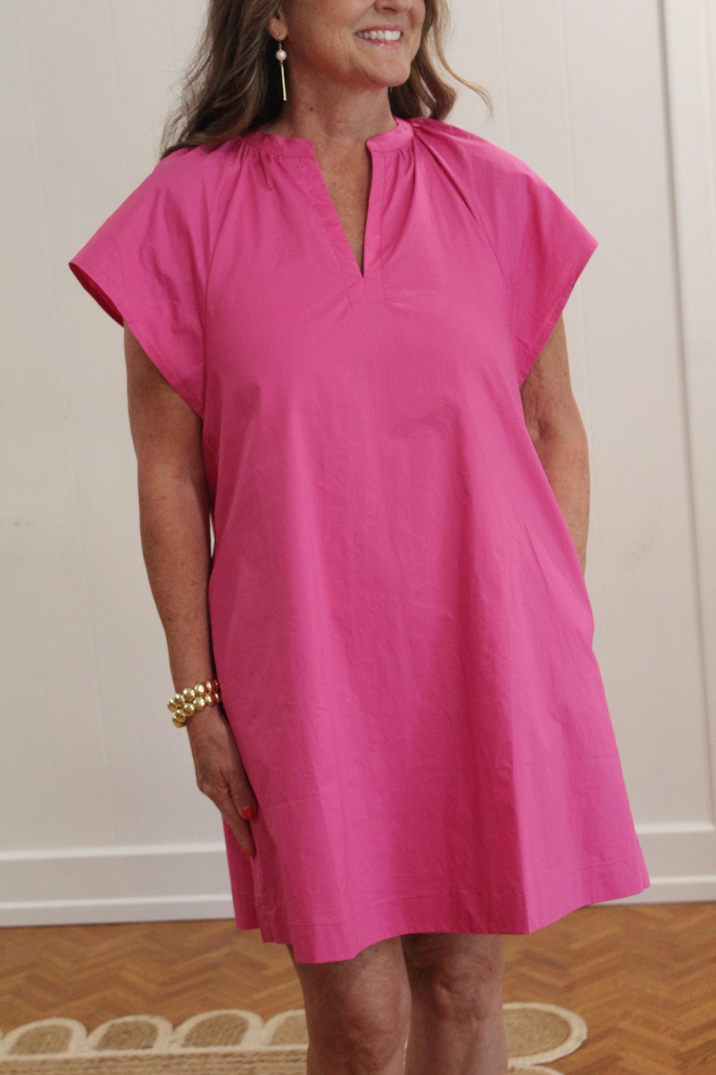 Pink Shift Dress