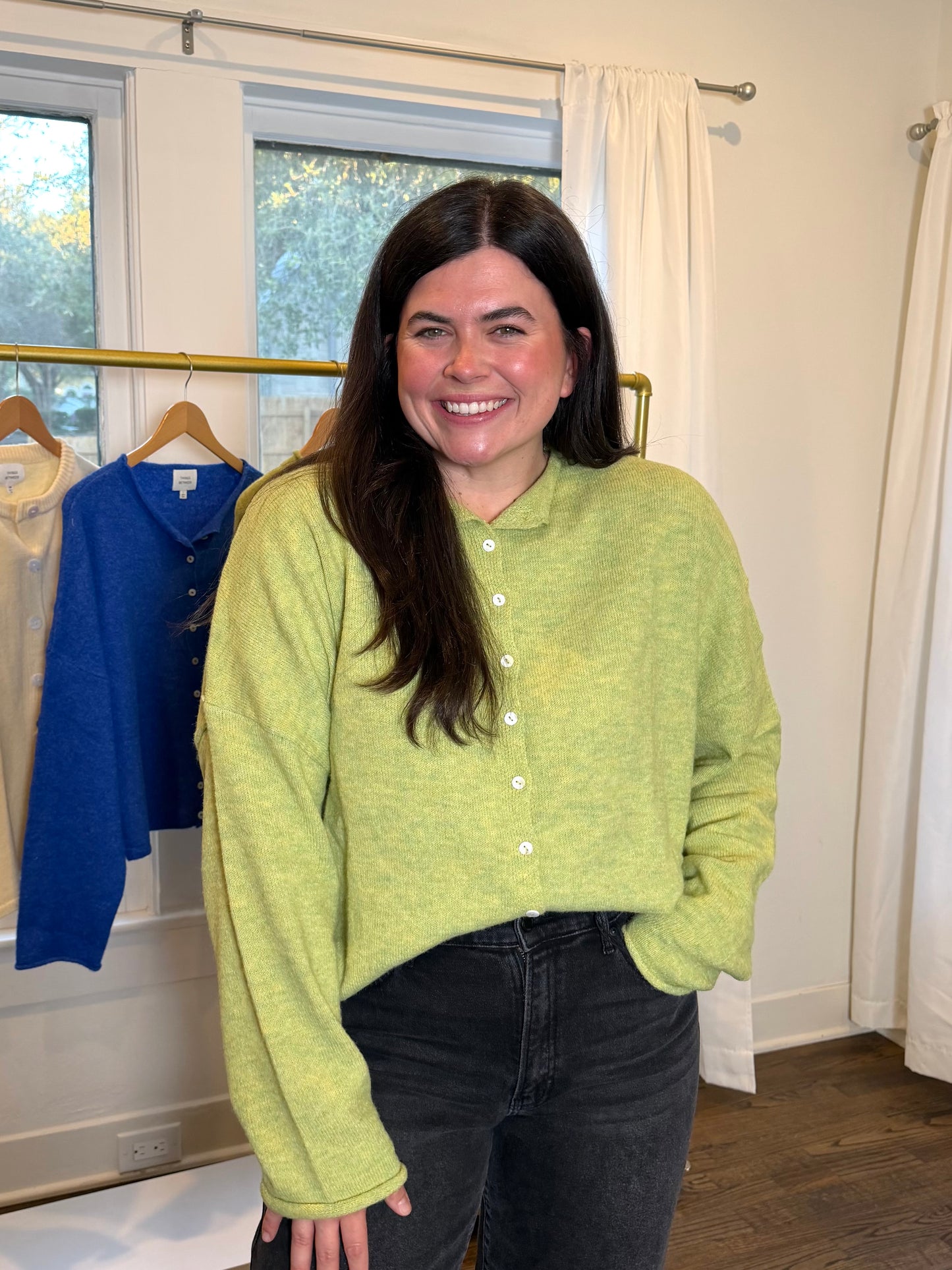 Lemongrass Piper Cardigan