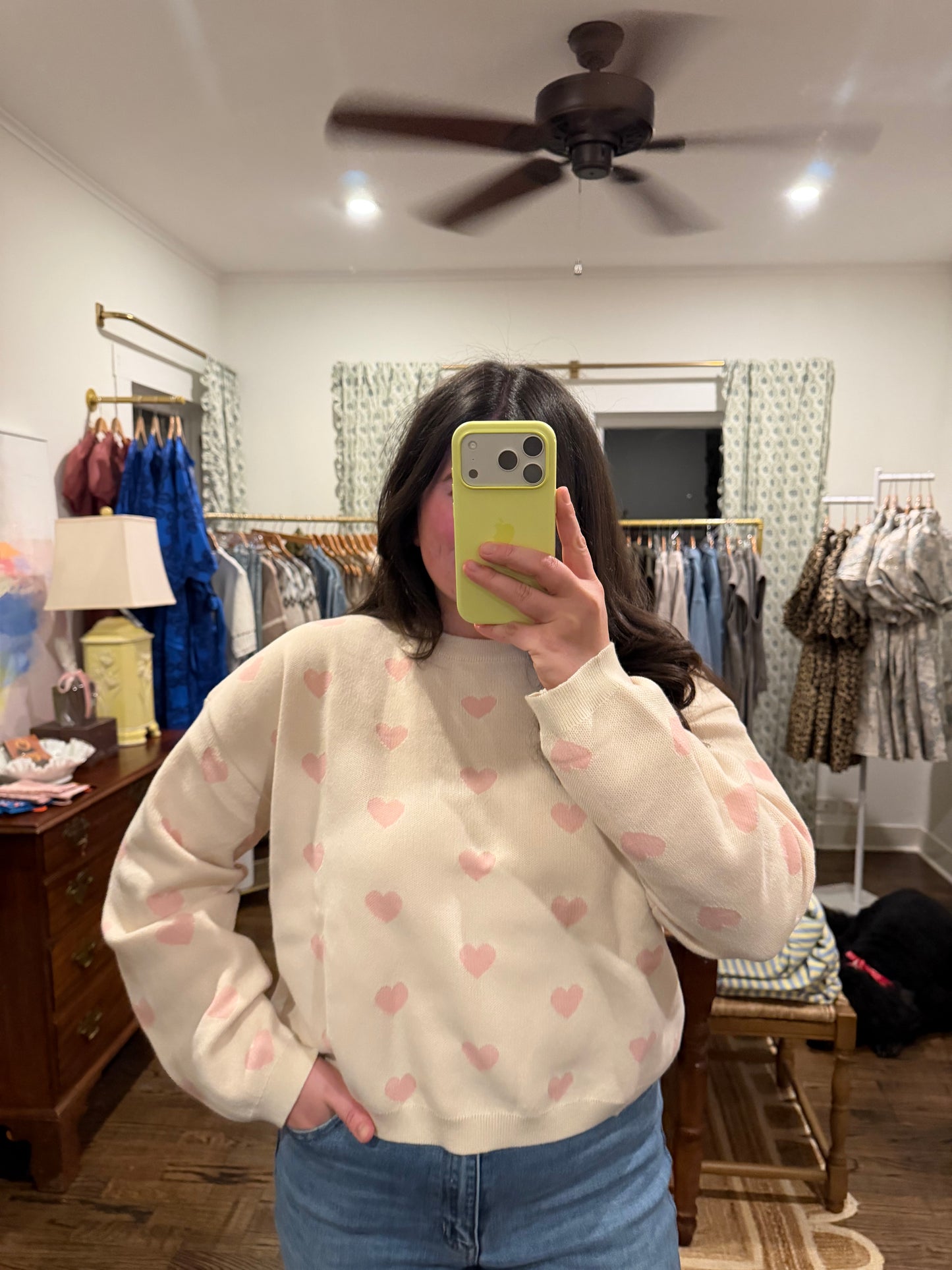 Candy Heart Pullover