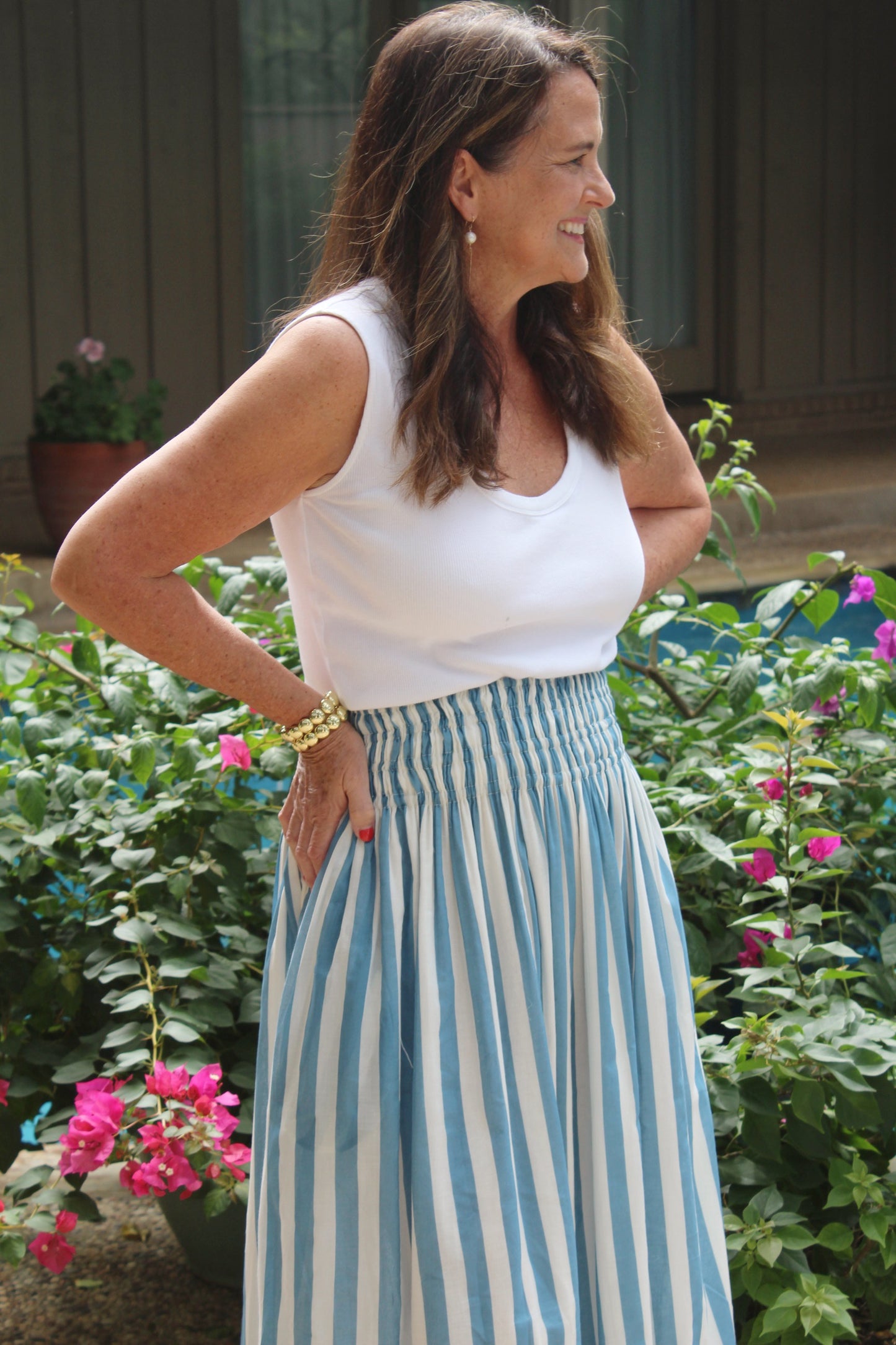 Cabana Stripe Skirt