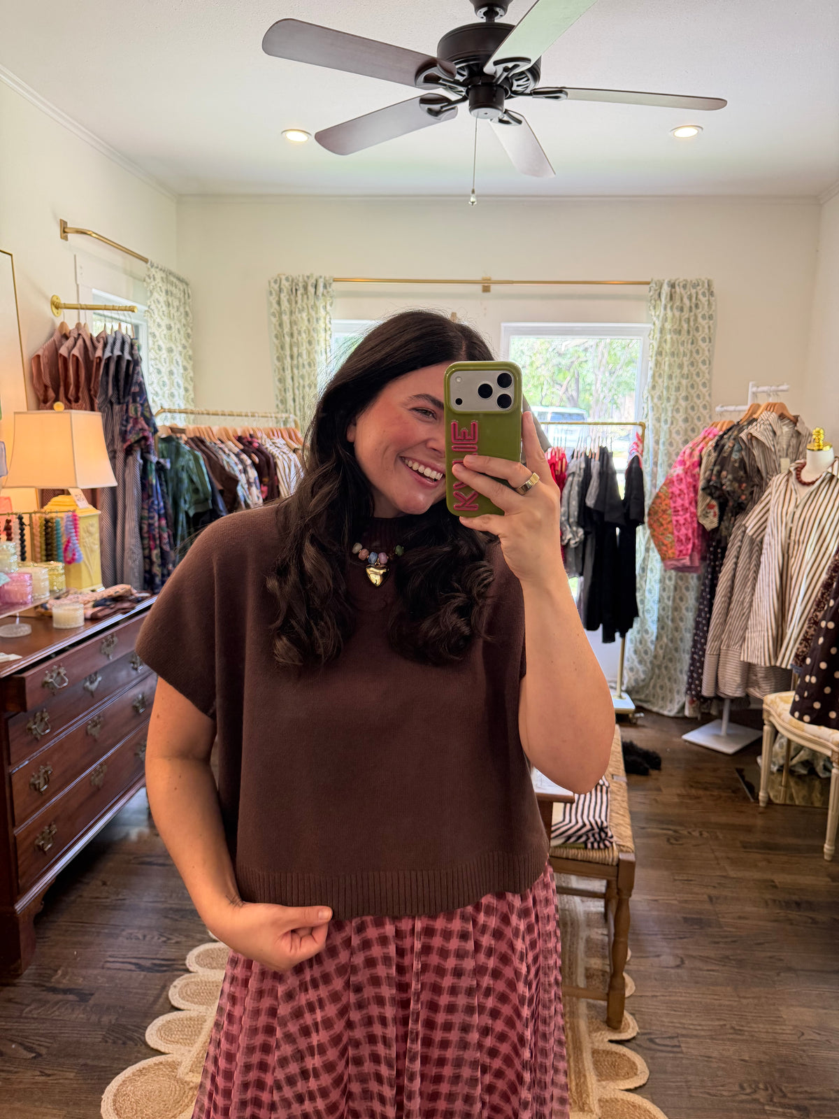 Espresso Drop Shoulder Sweater