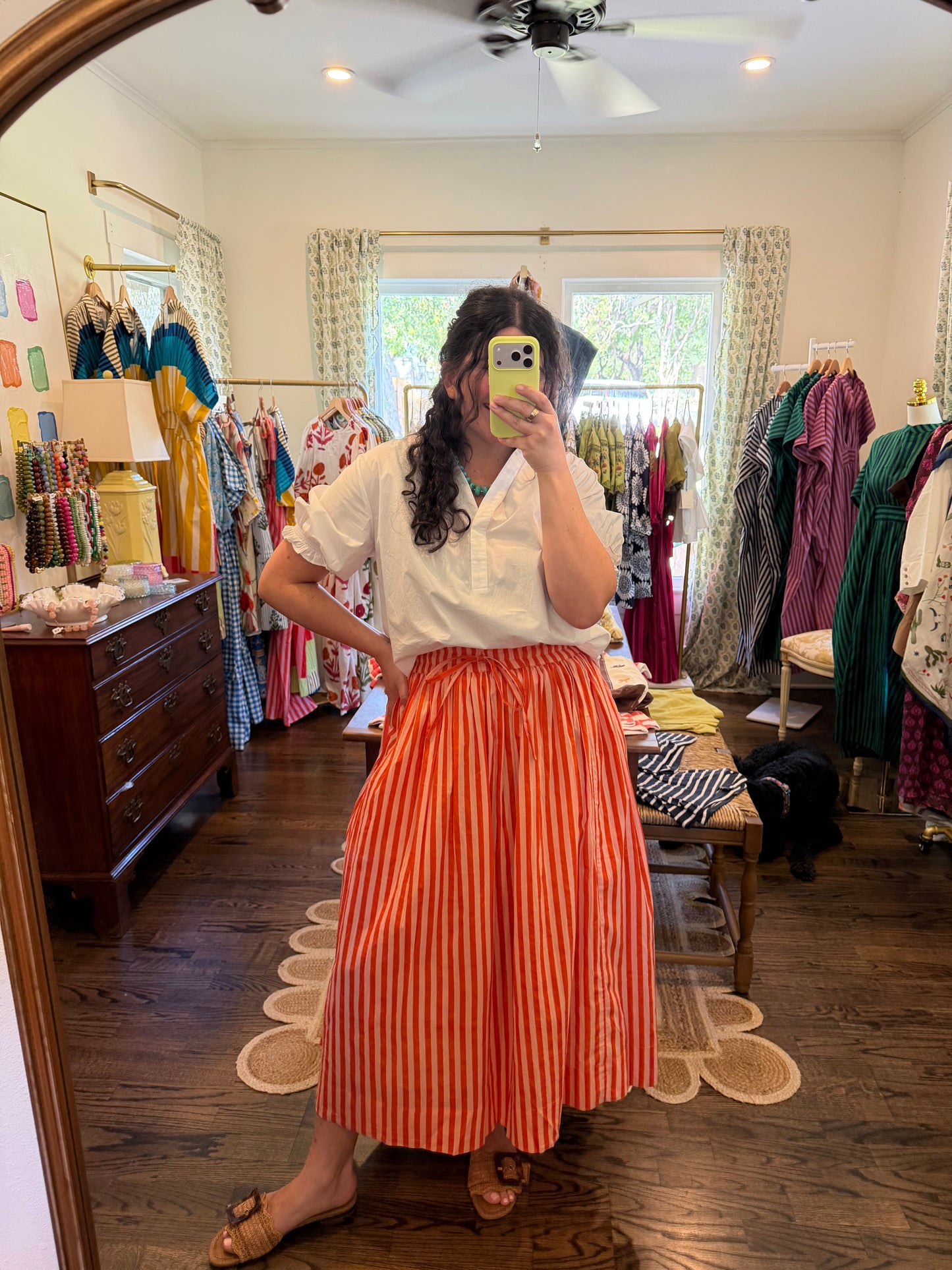 Keaton Stripe Skirt