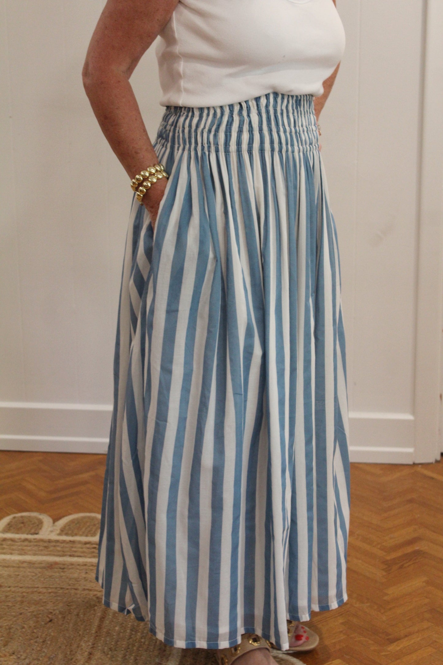 Cabana Stripe Skirt