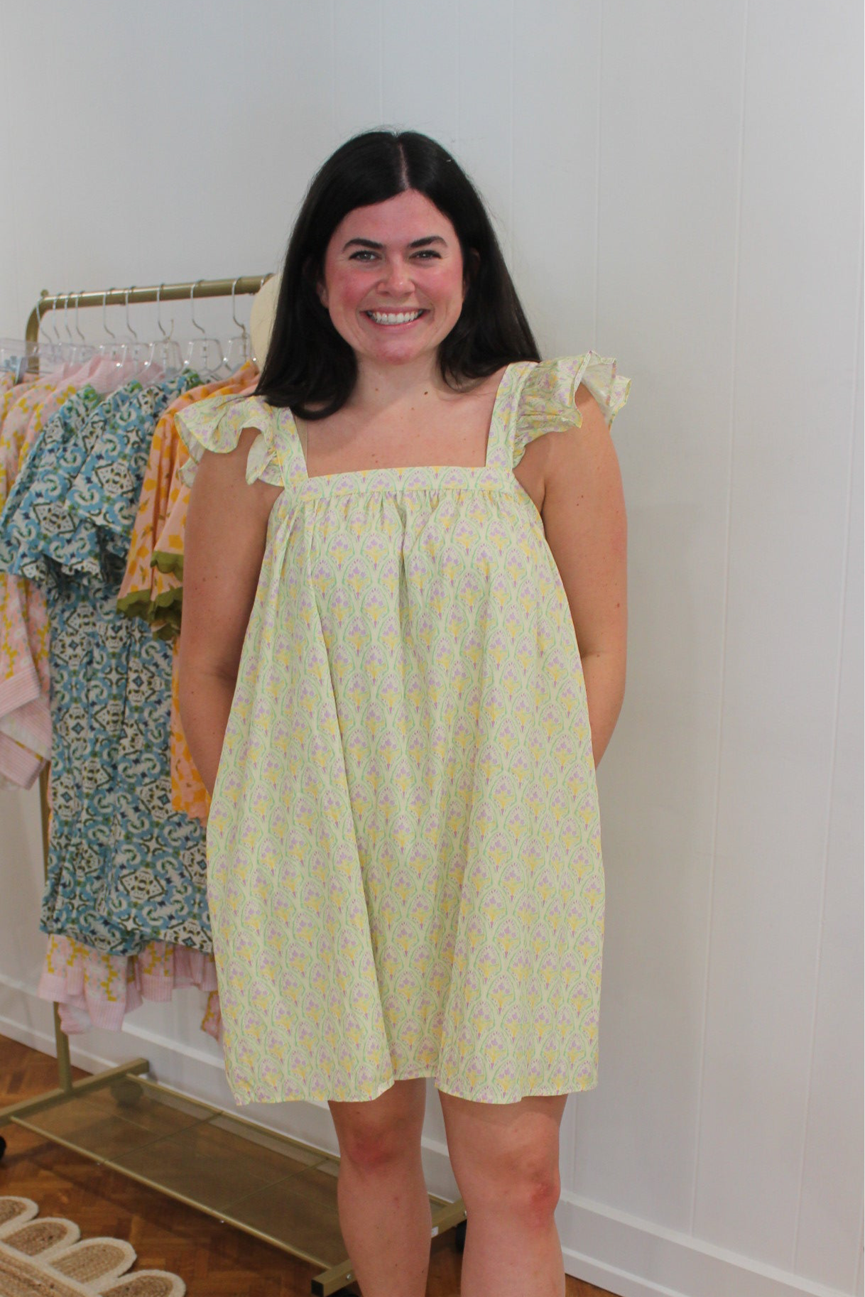 Lemon Mini Dress