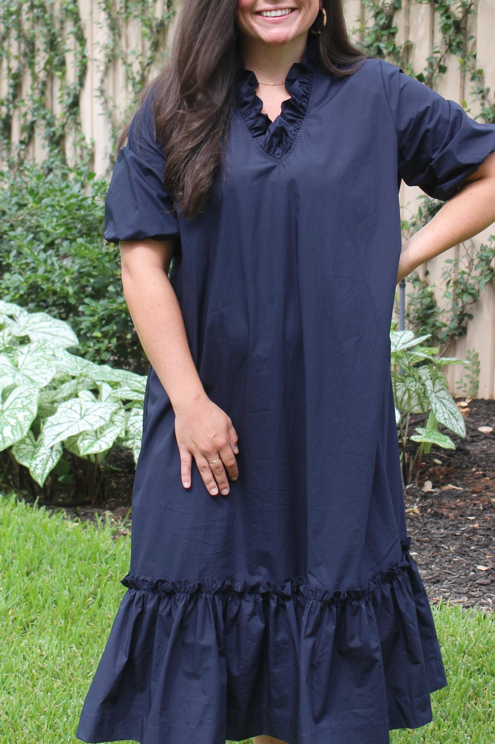 Kit Midi Dress Navy