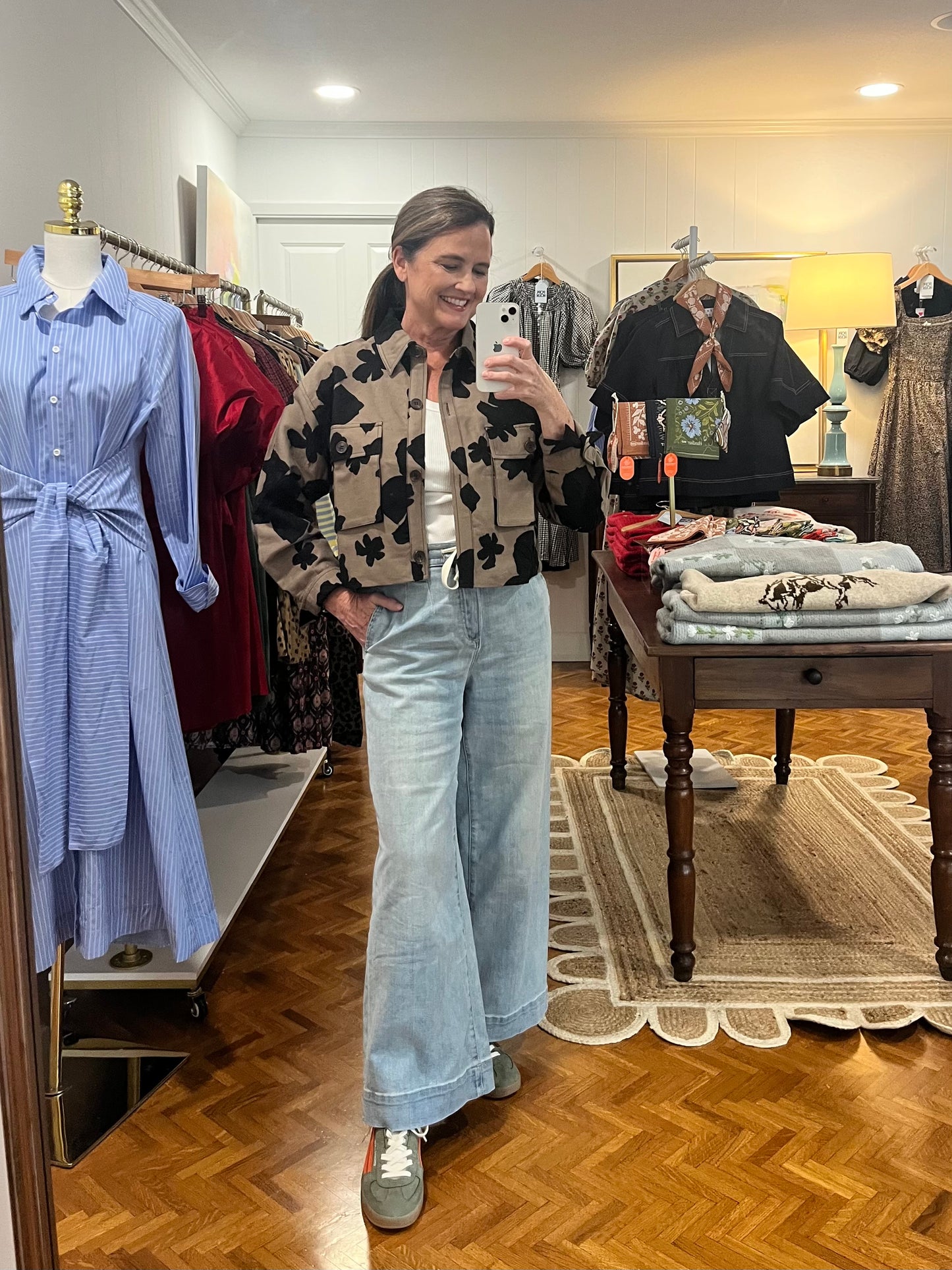 Tie Front Jeans
