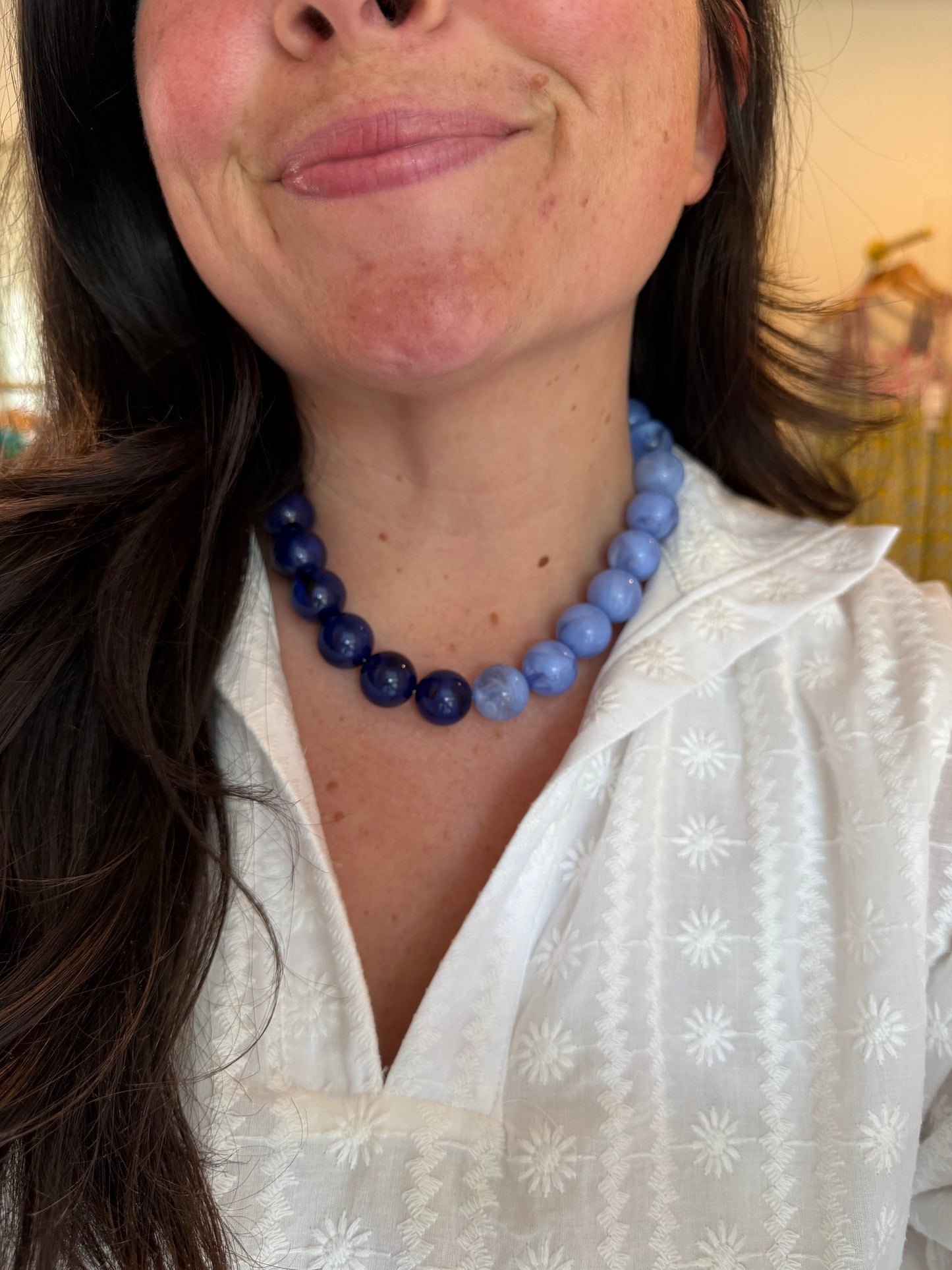 2 Toned Ball Necklace