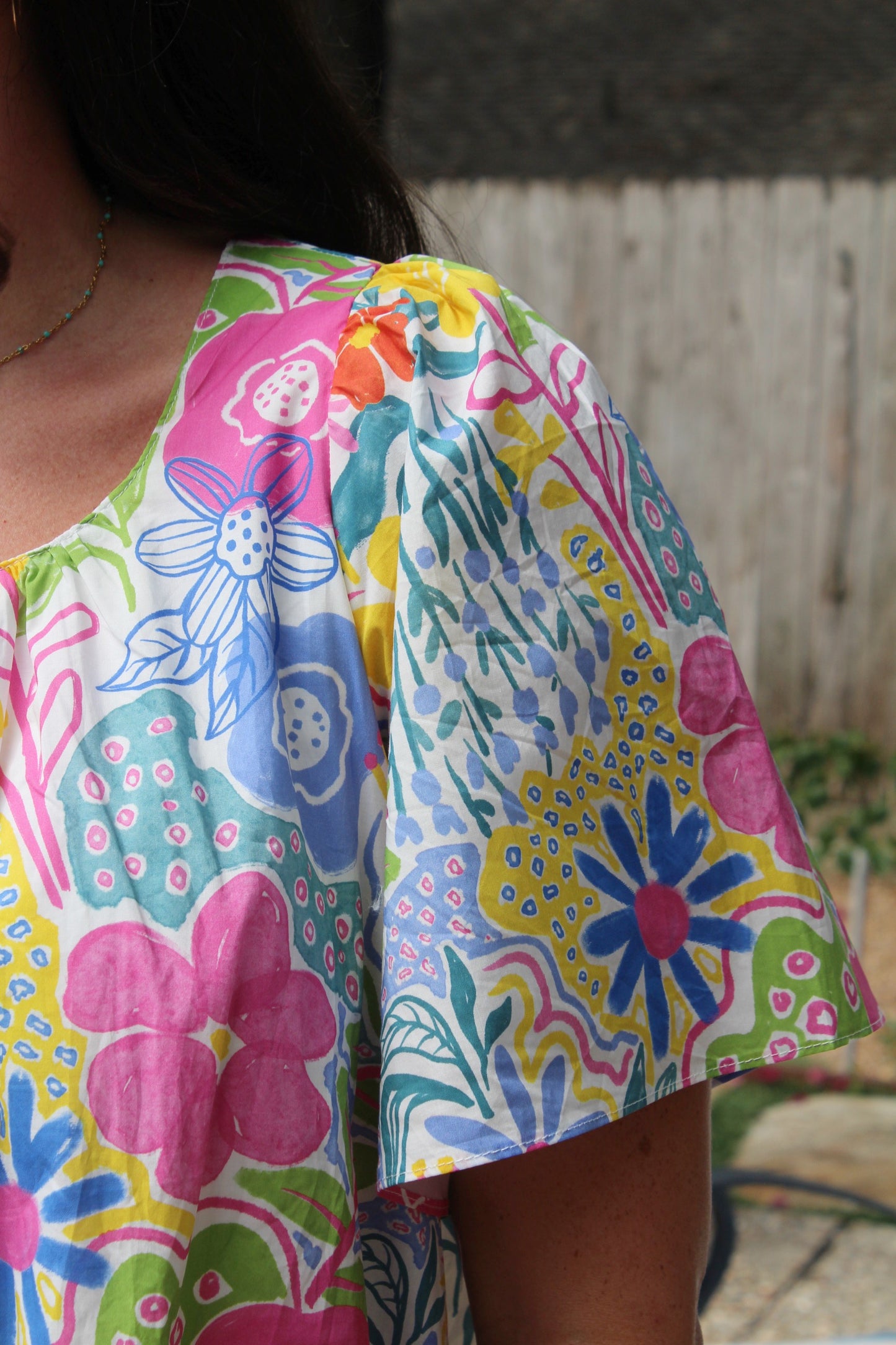 Funky Floral Dress