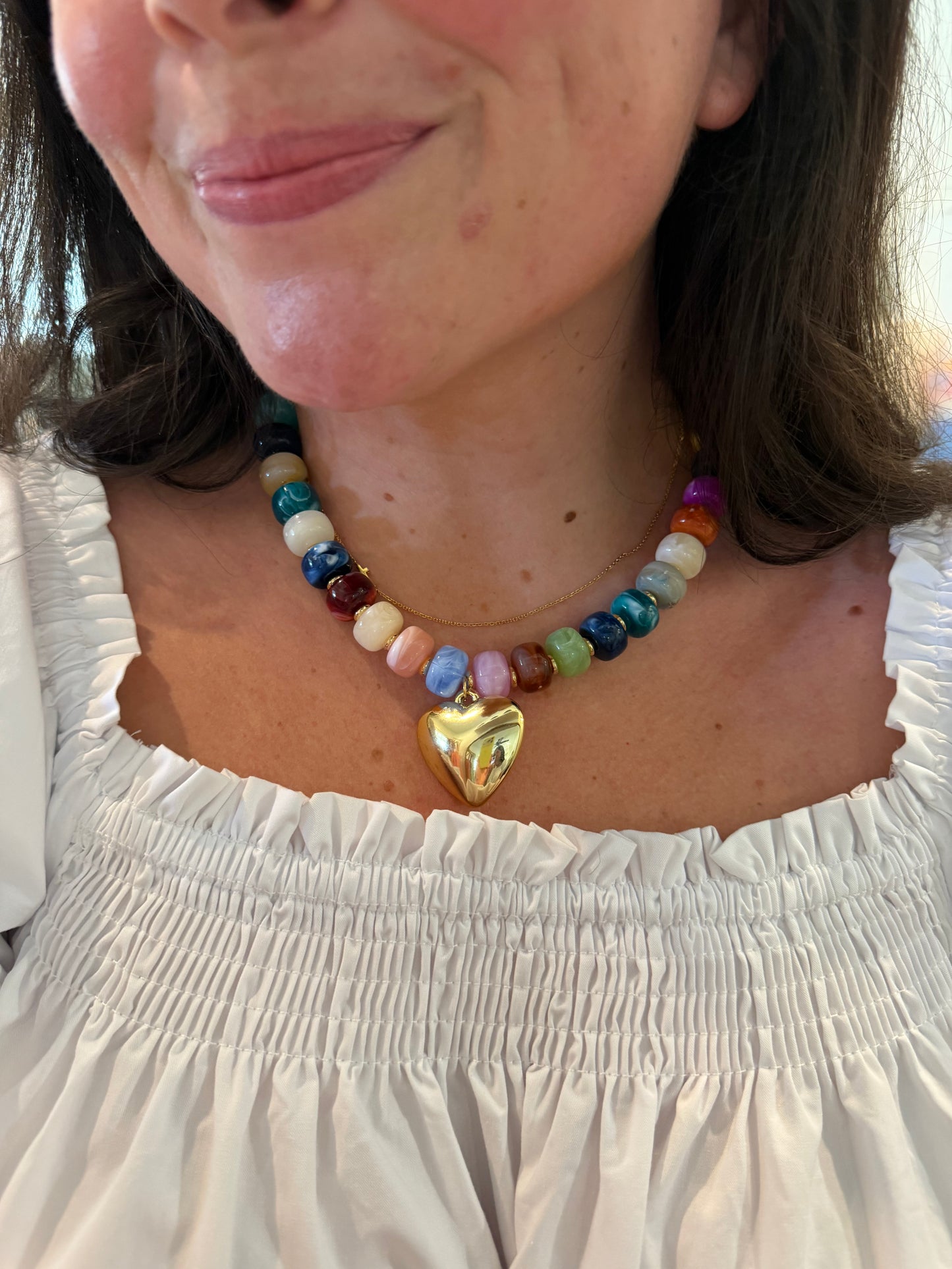 Color Heart Necklace