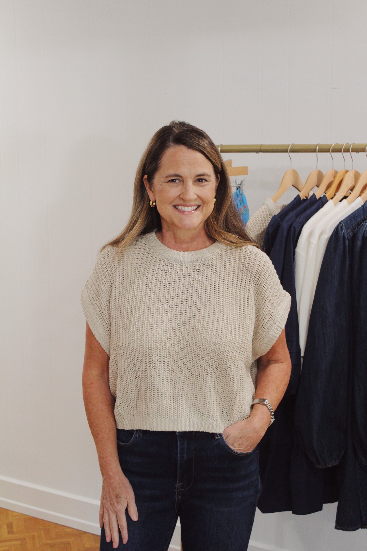 Stone Knit Top