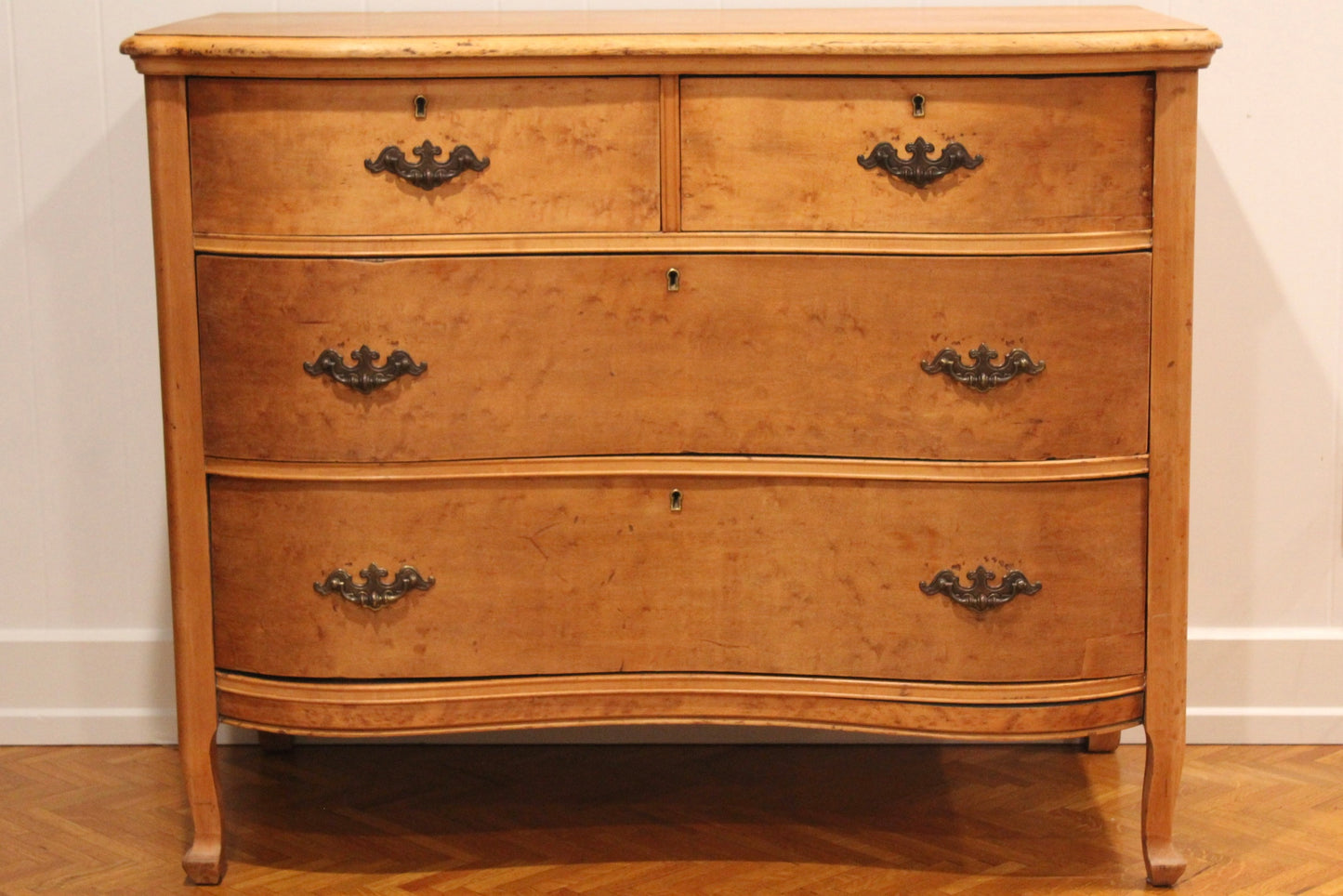 3 Drawer Wood Chest