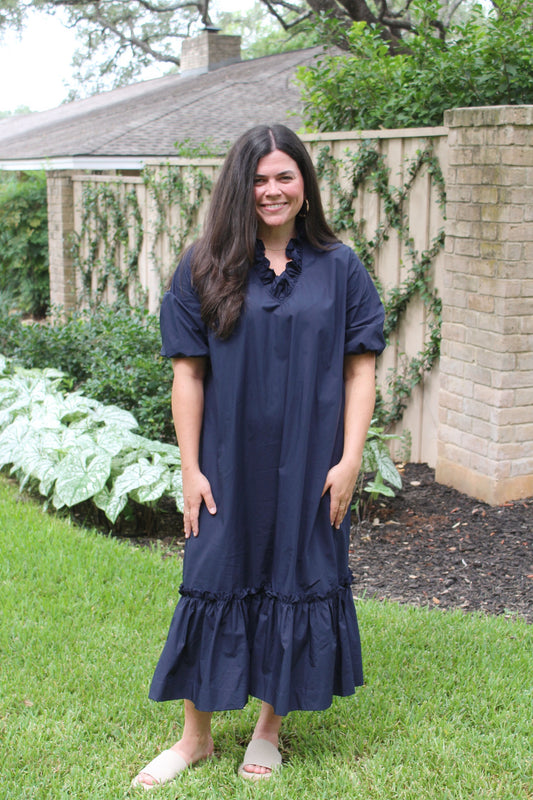 Kit Midi Dress Navy