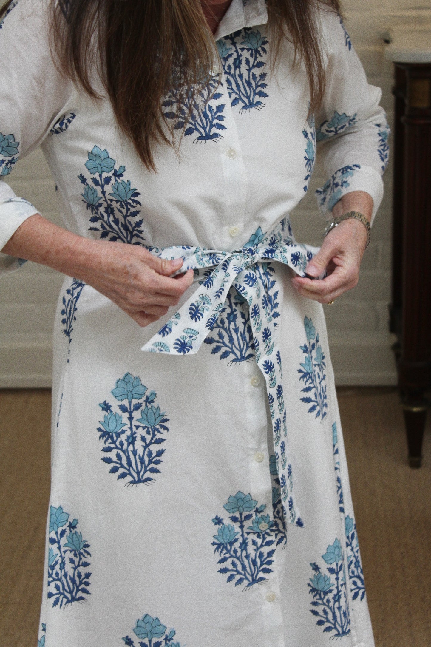 Sea Vine Shirt Dress