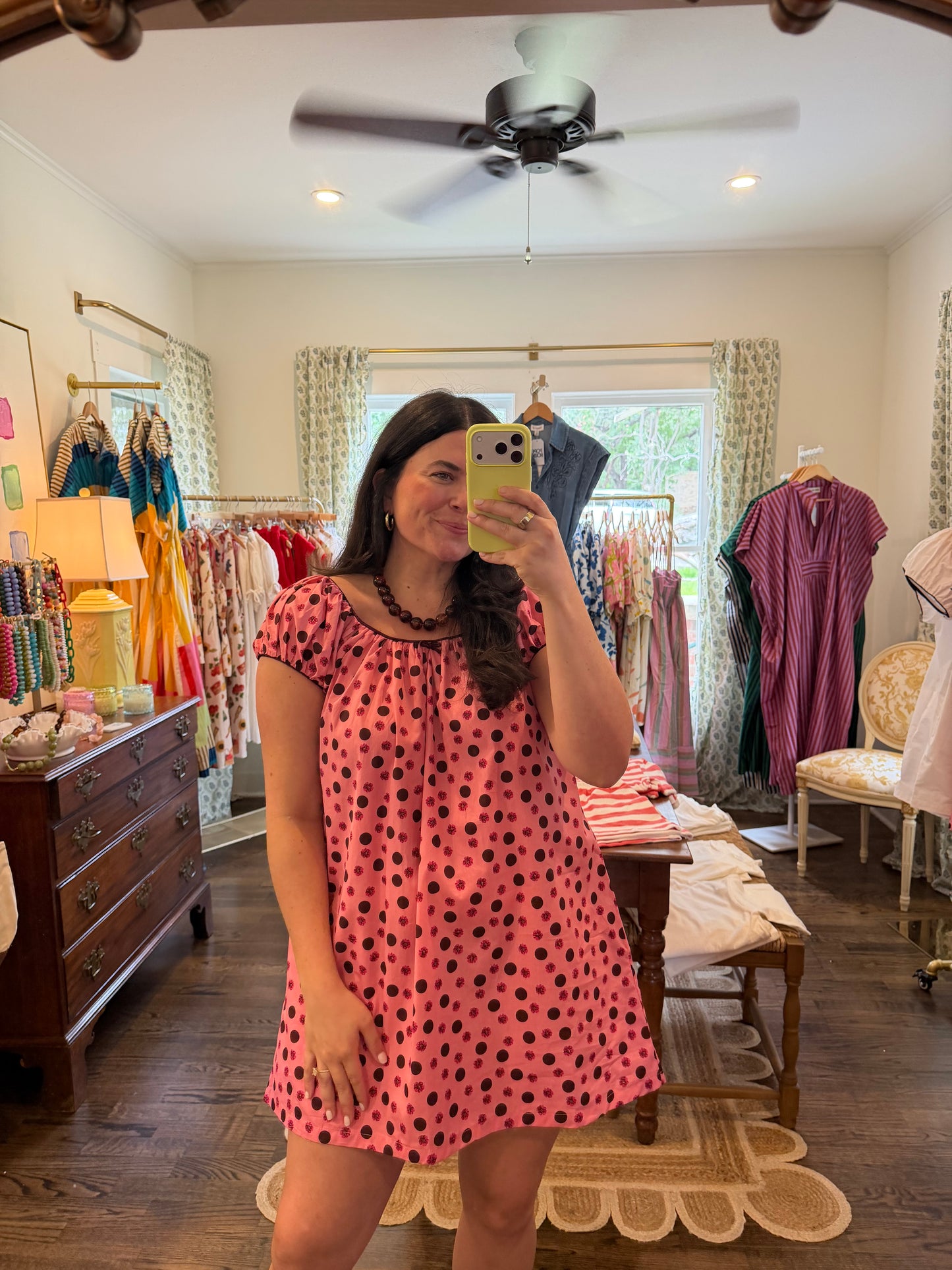 Polka Dot Babydoll Mini