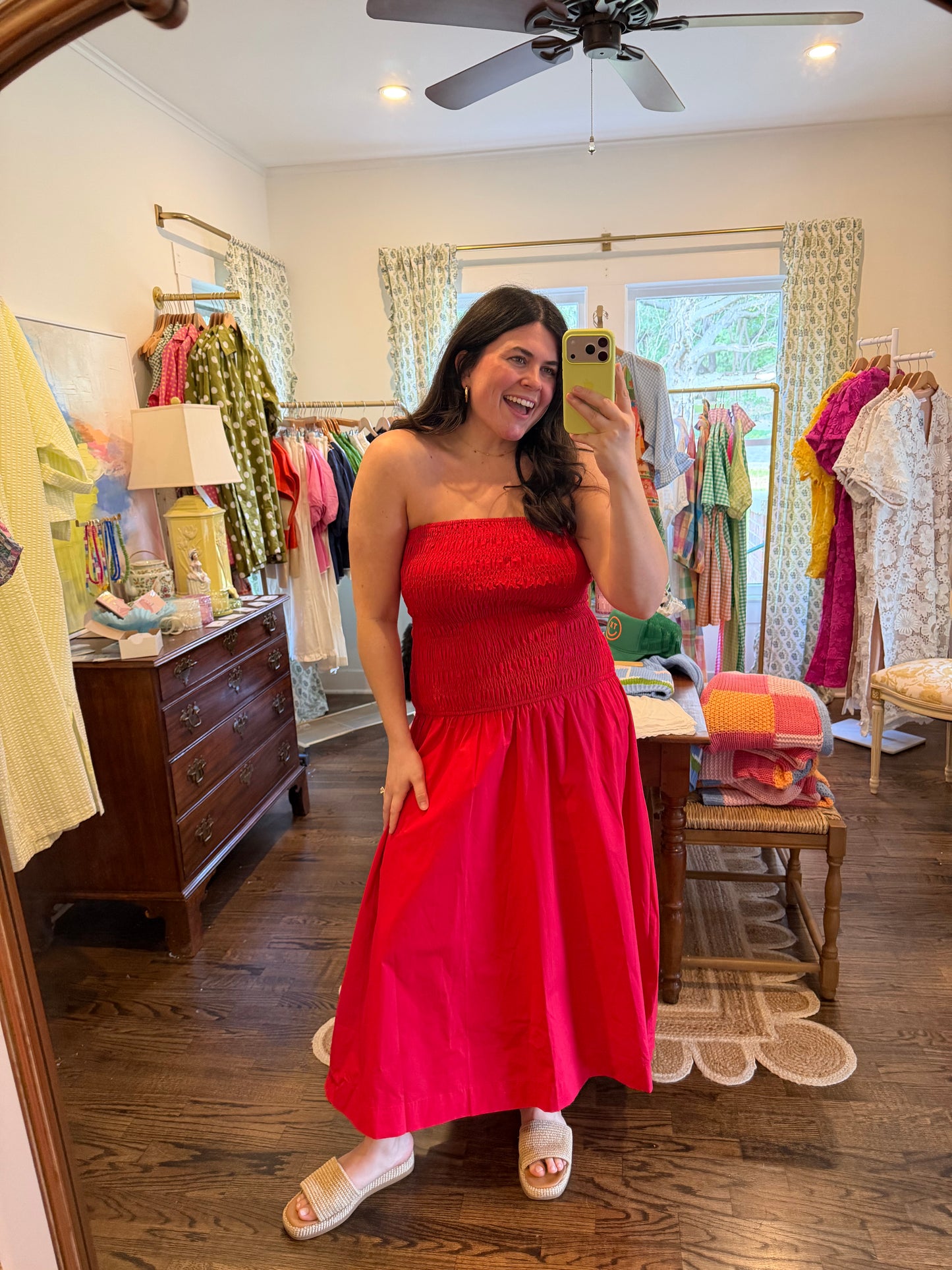 Cherry Midi Dress