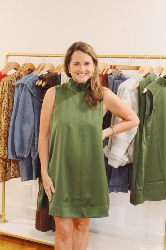 Green Party Dress