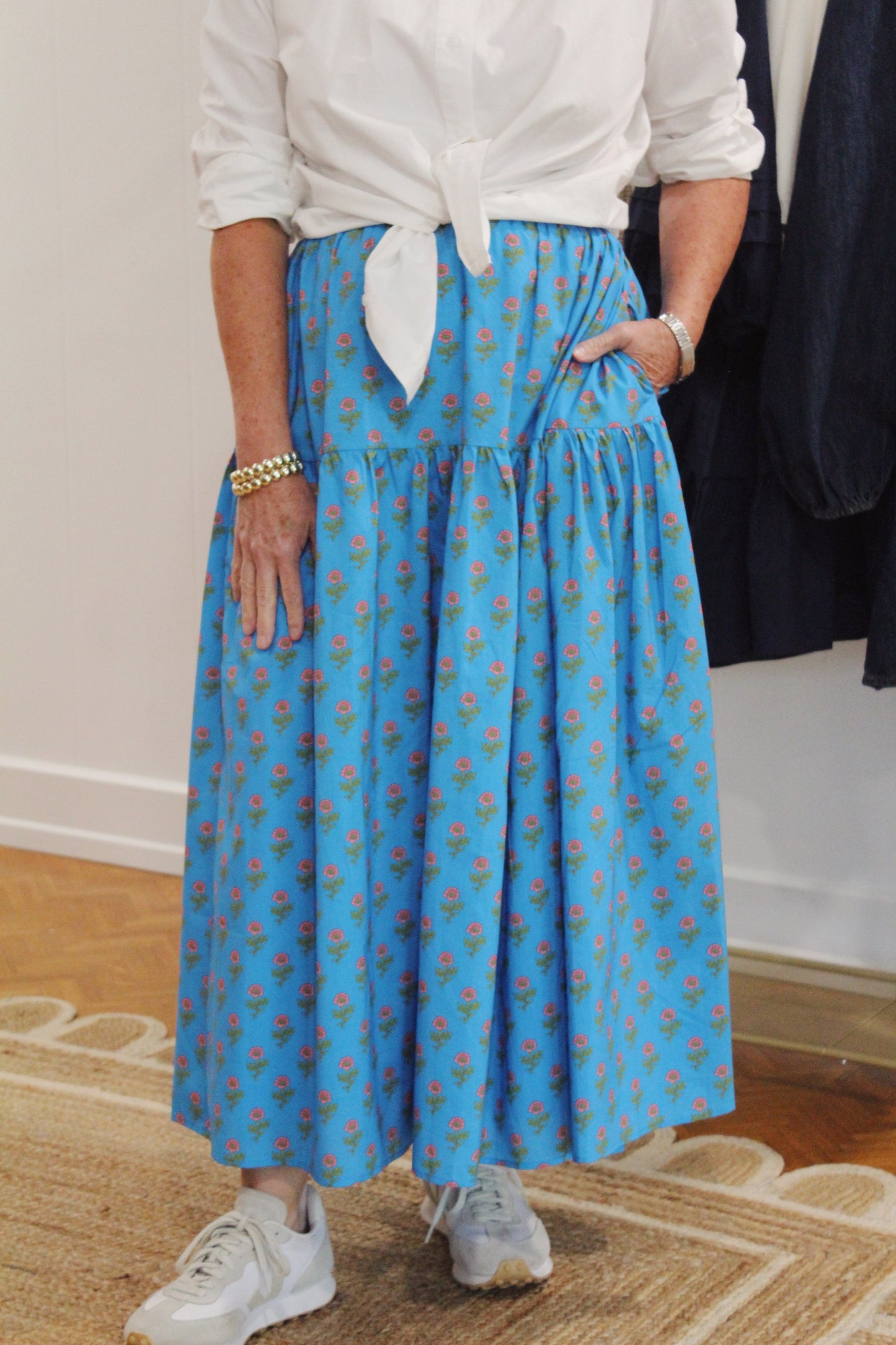 Blue Poppy Skirt