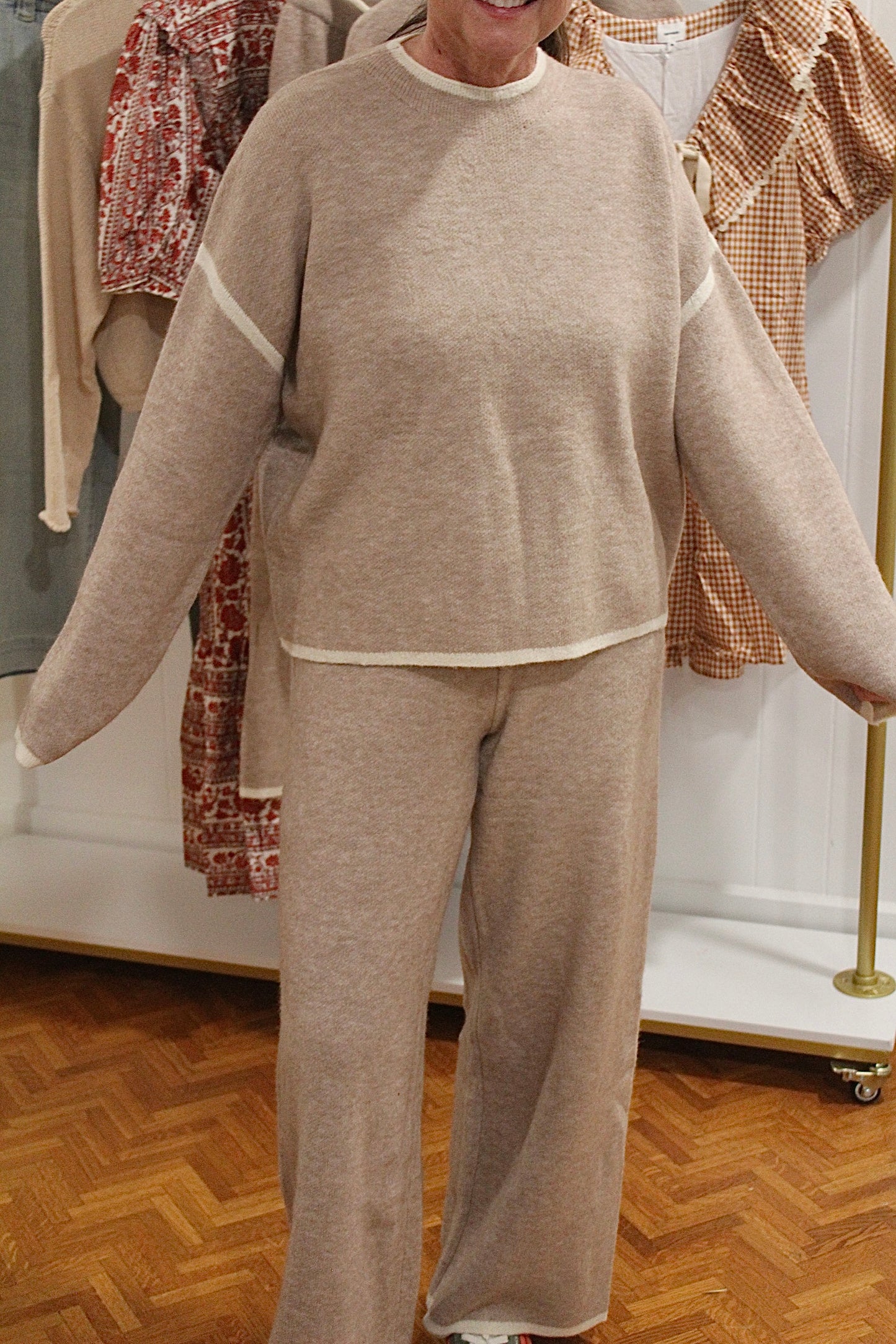 Latte Sweater Set