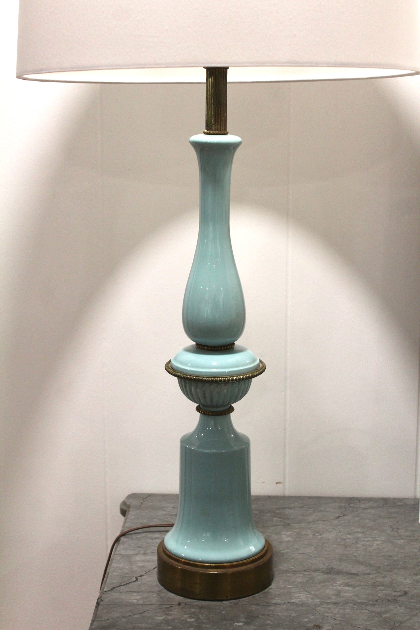 Vintage Blue Lamp