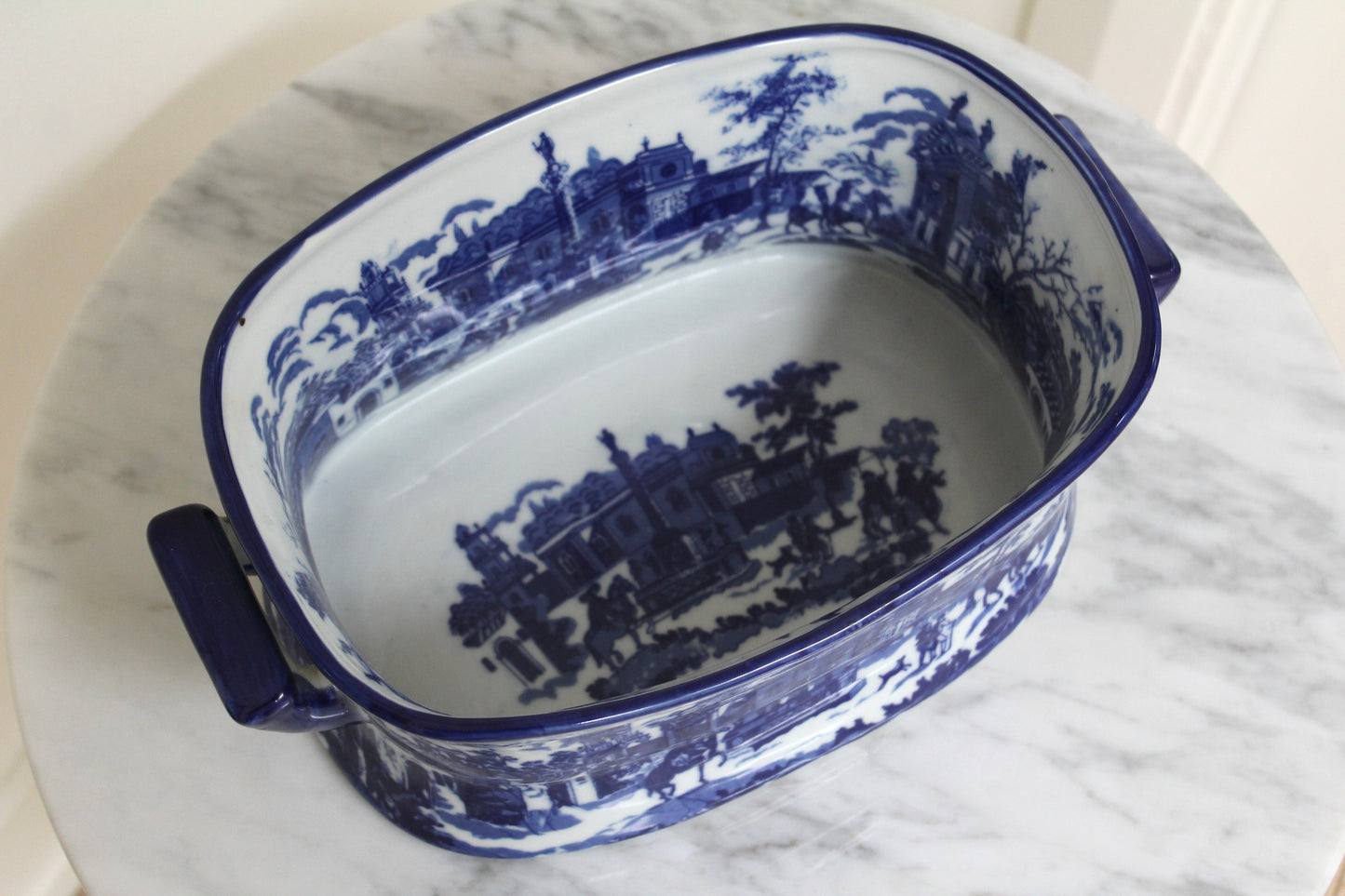 Blue & White Foot Bath