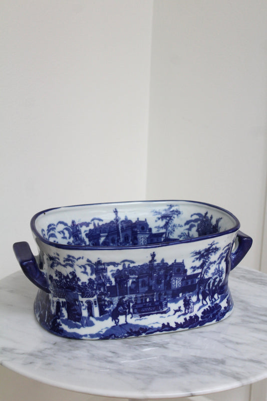 Blue & White Foot Bath