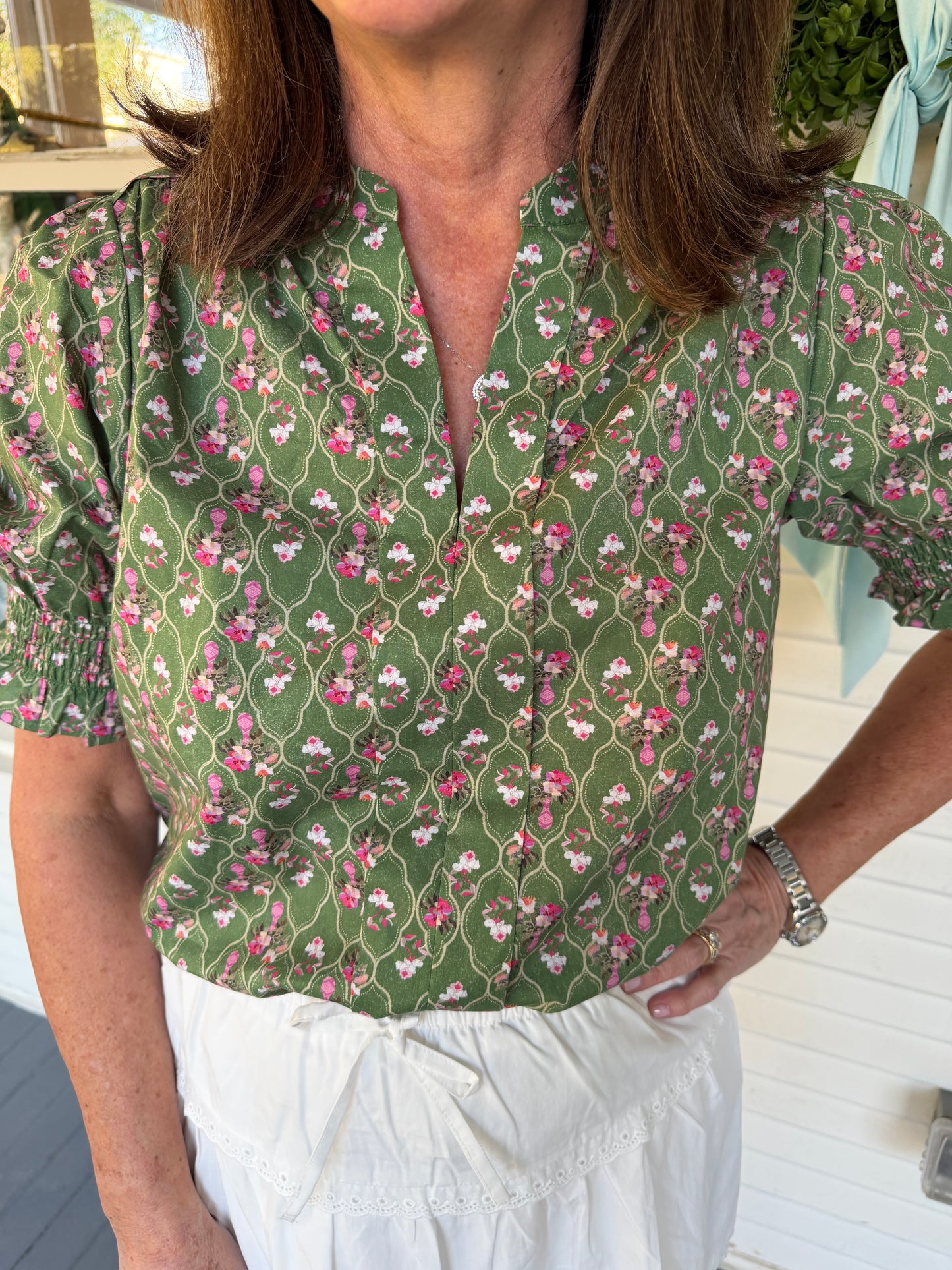 Spring Floral Top
