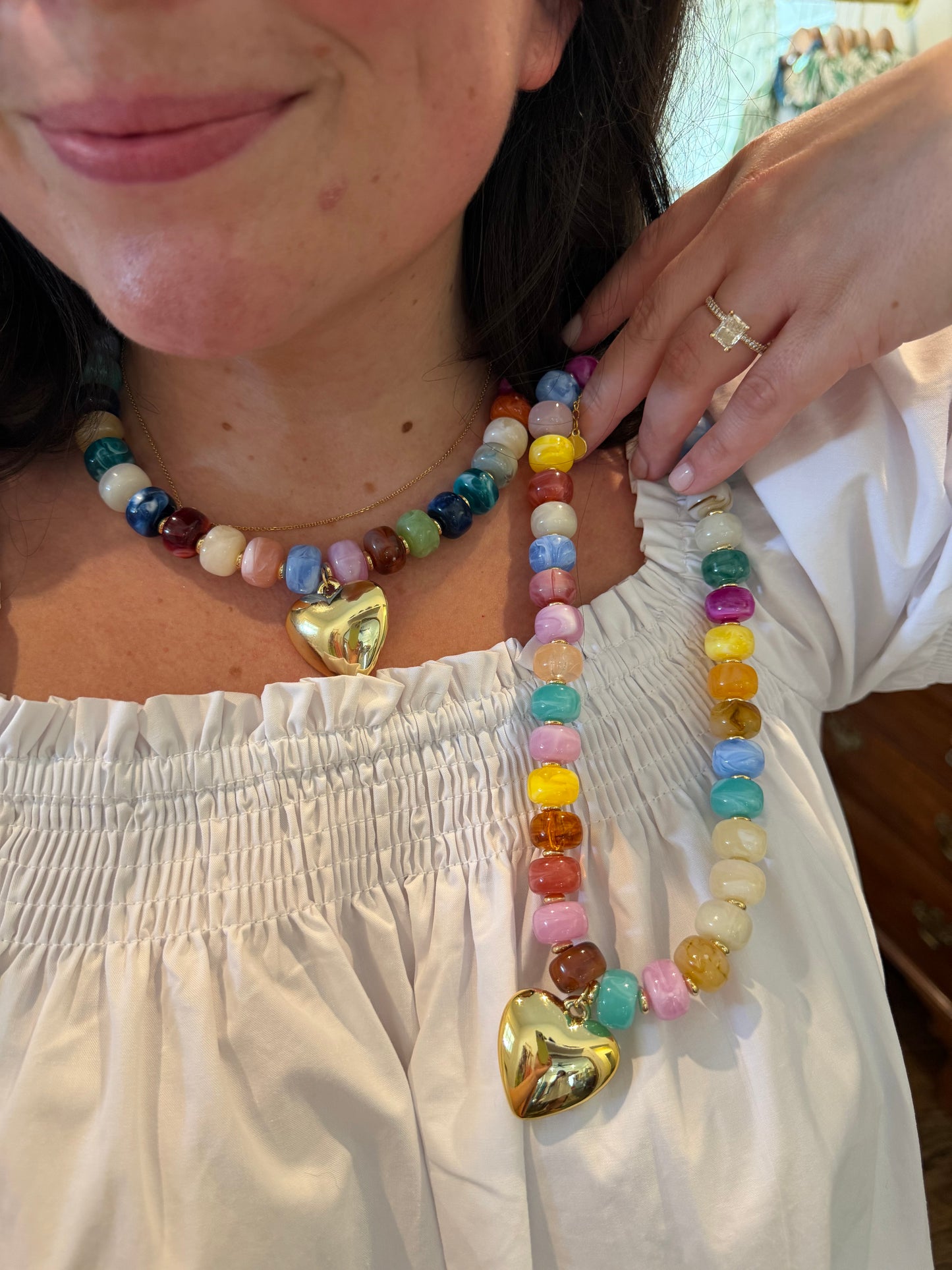Color Heart Necklace
