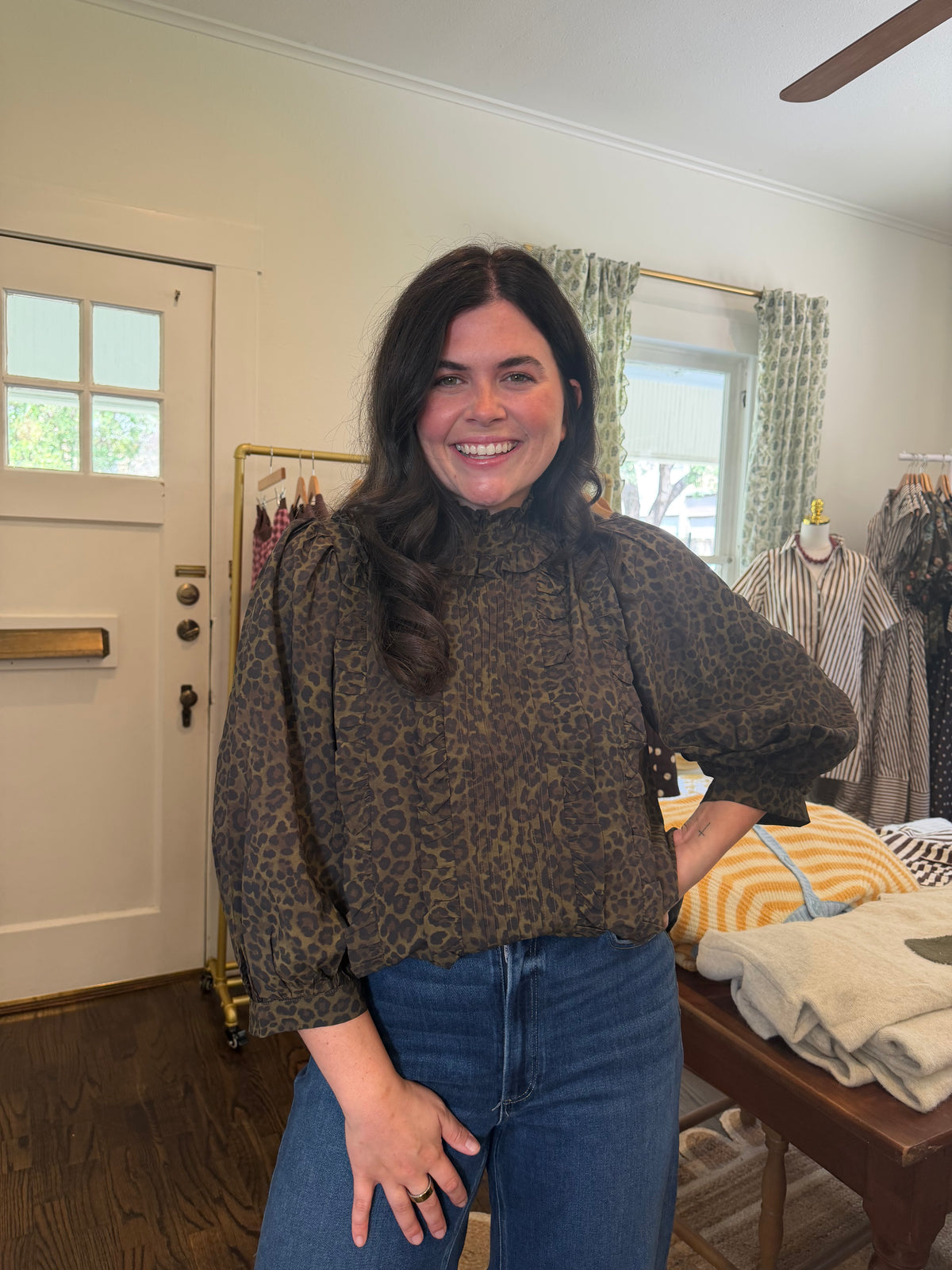 Cheetah Blouse