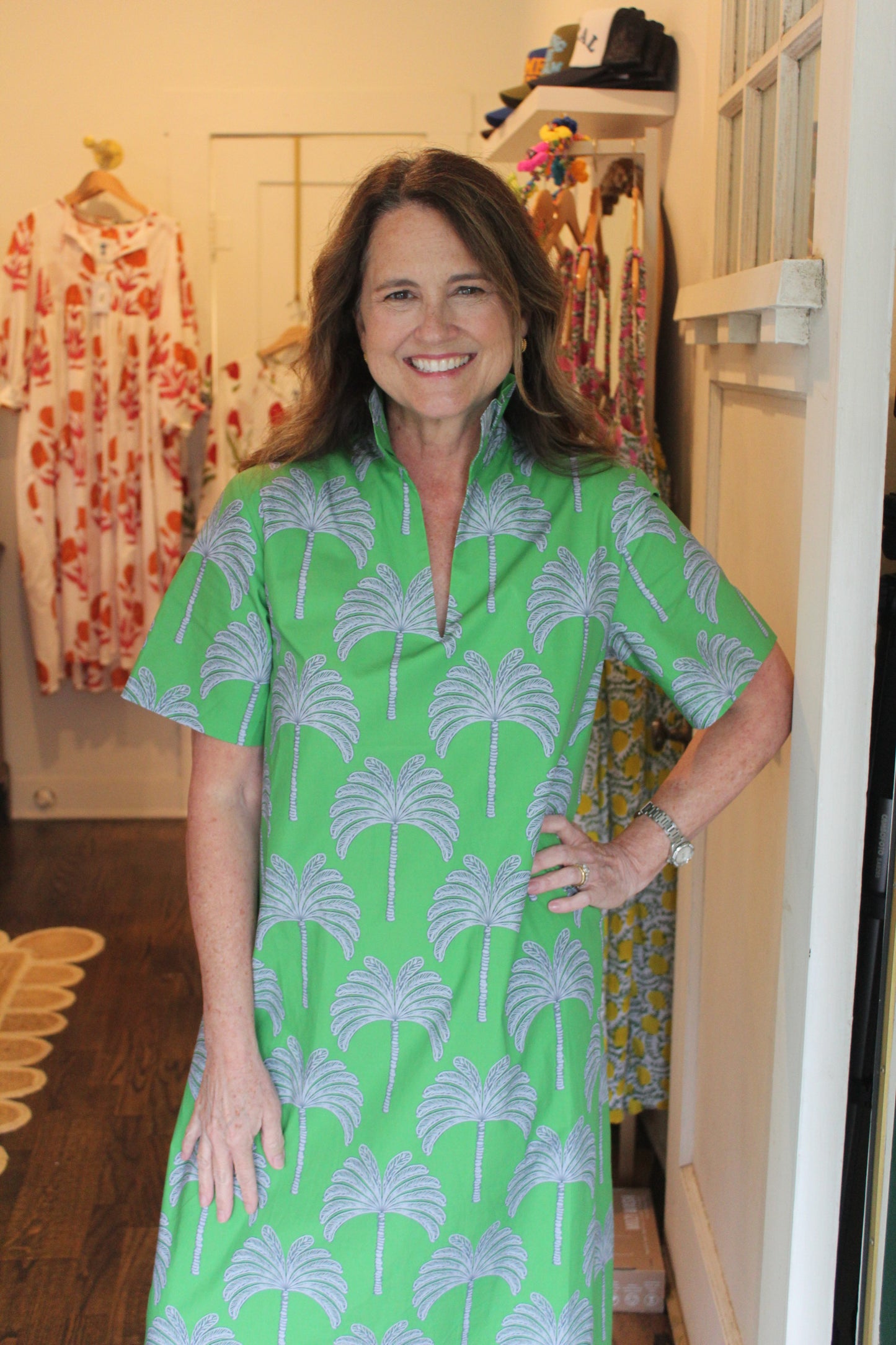 Georgia Palm Dress