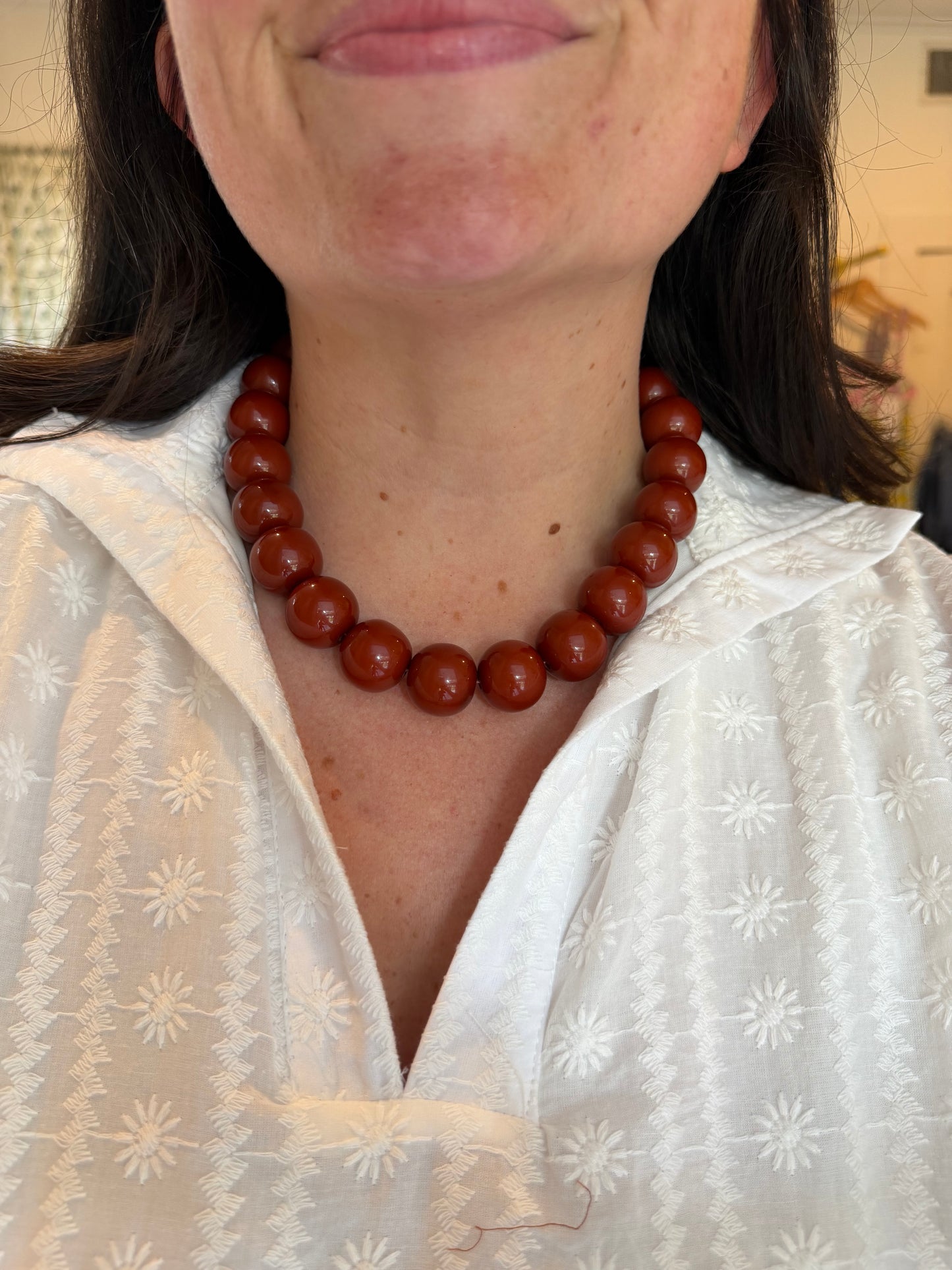 Hazelnut Bubble Necklace