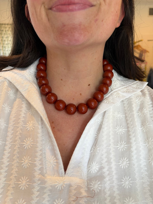 Hazelnut Bubble Necklace