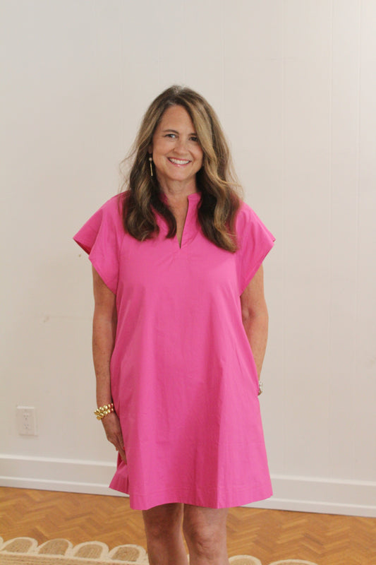 Pink Shift Dress