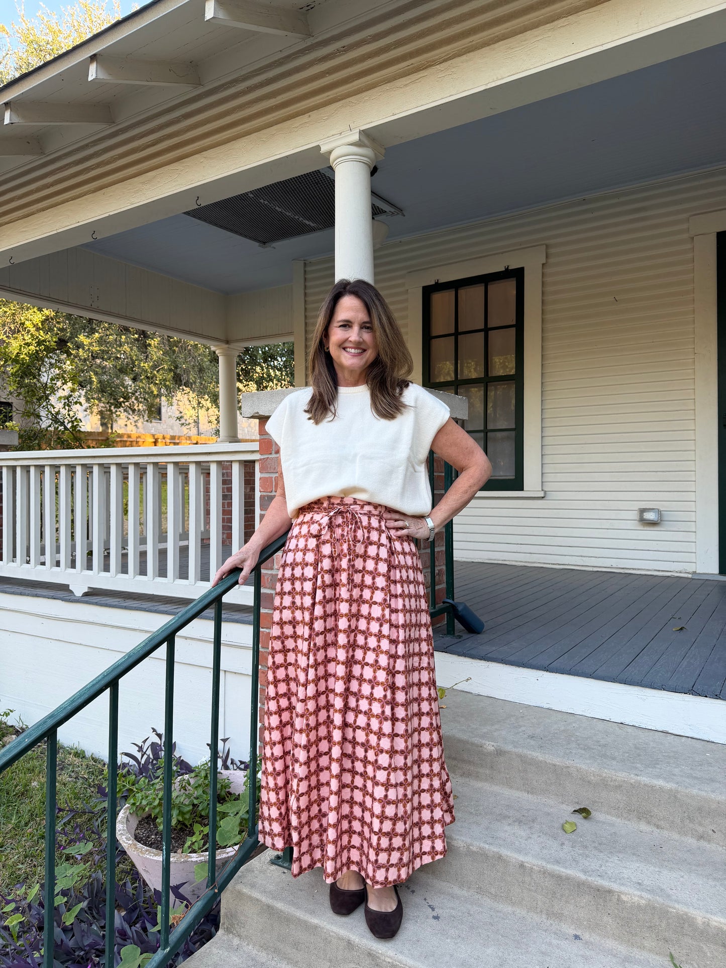 Blush Midi Skirt