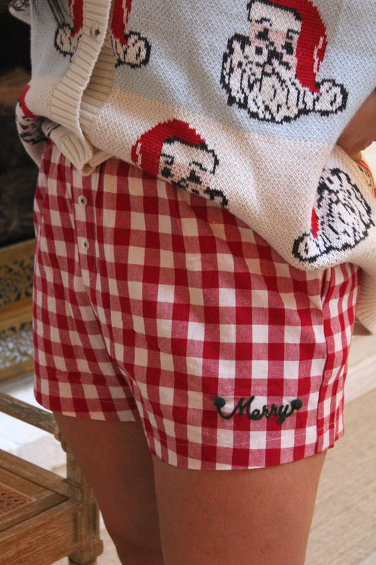 Merry PJ Shorts