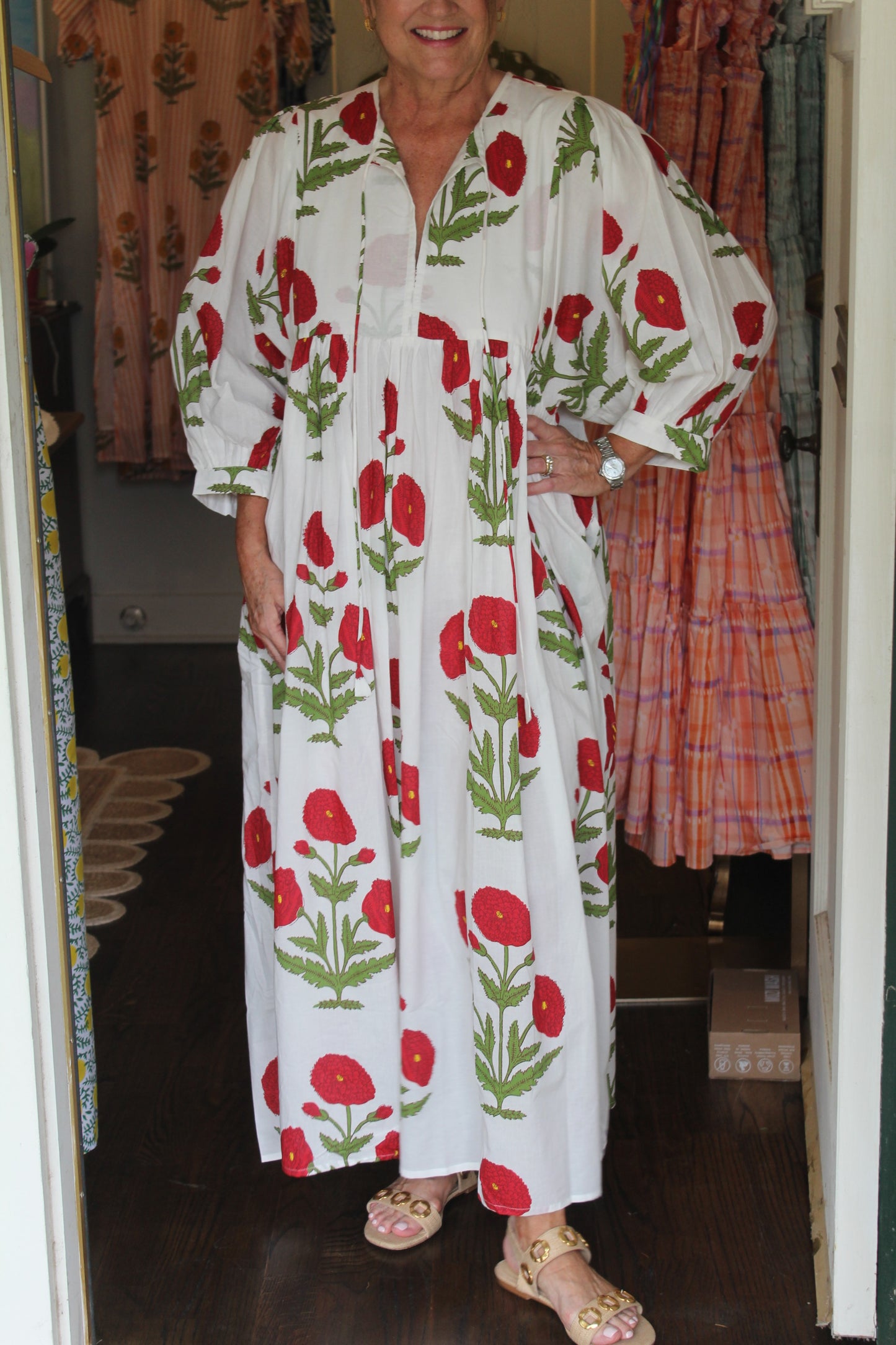 Marigold Midi Red