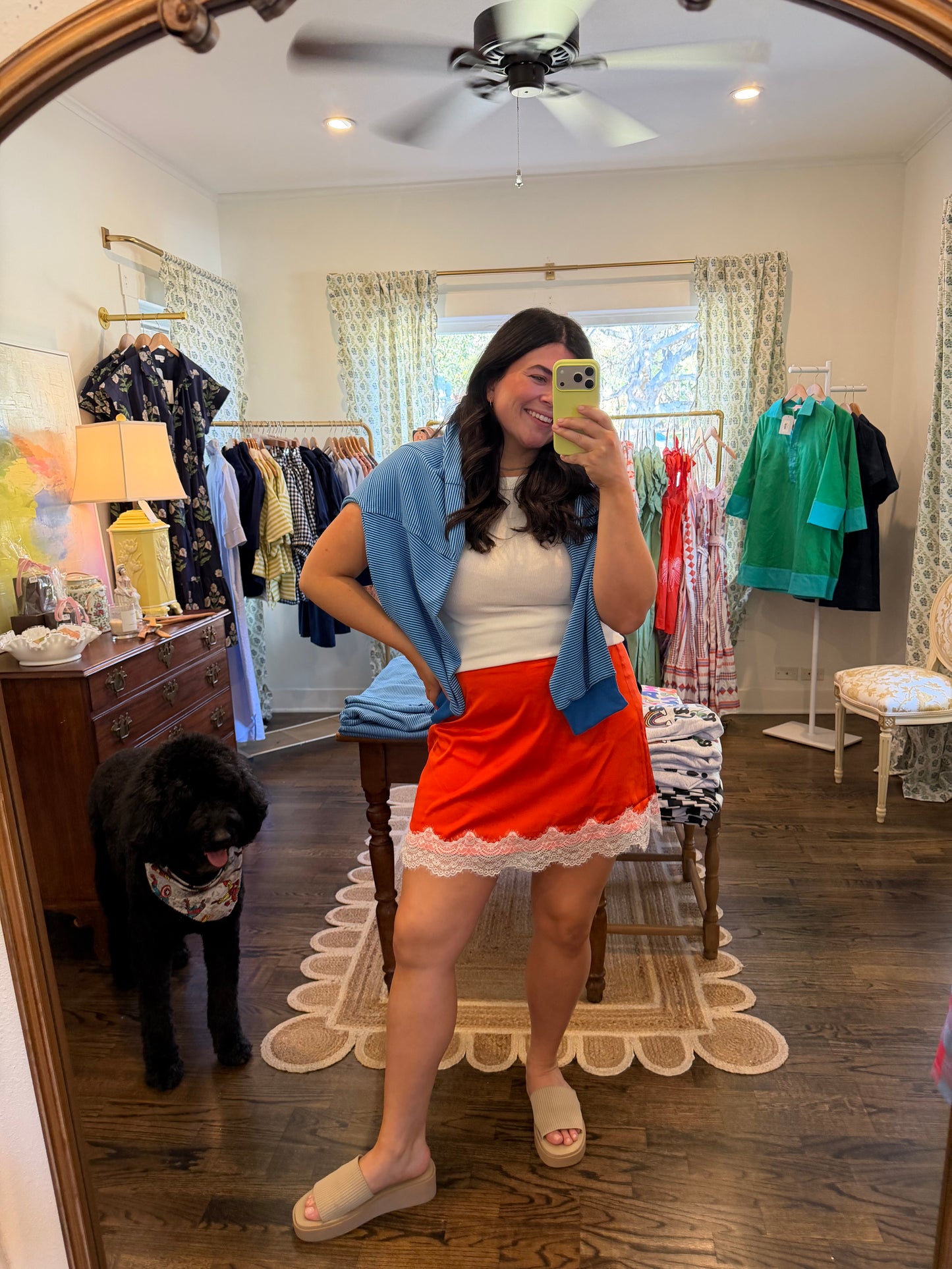 Lace Mini Skirt