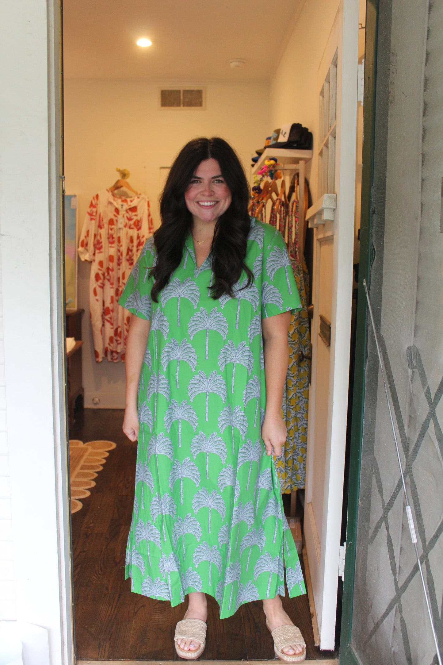 Georgia Palm Dress